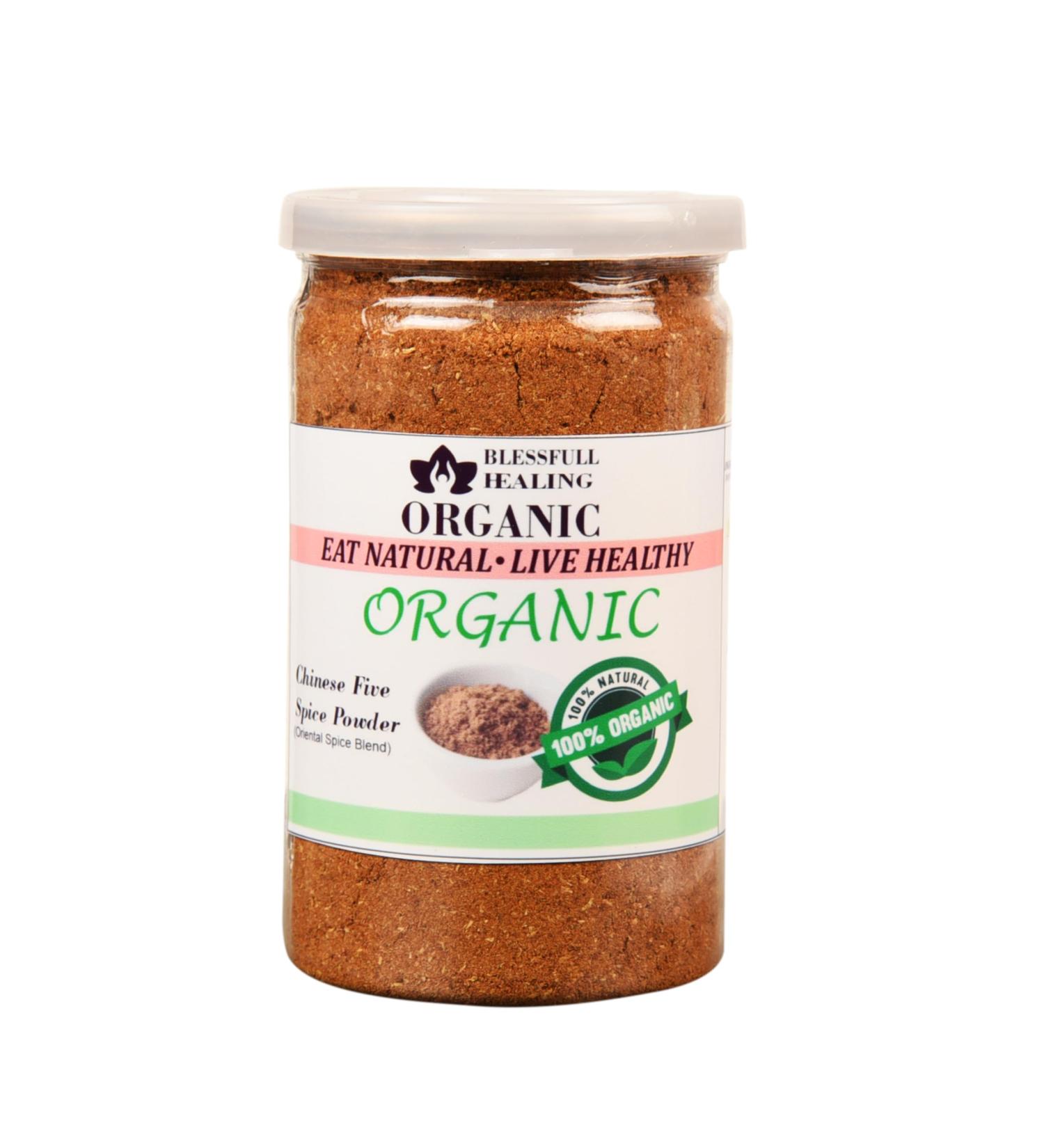 Blessfull Healing Organic Chinese Five Spice Powder (Cnental Spice Blend) 200 Gram (Packing May Vary) 200 Gram 7.05 oz
