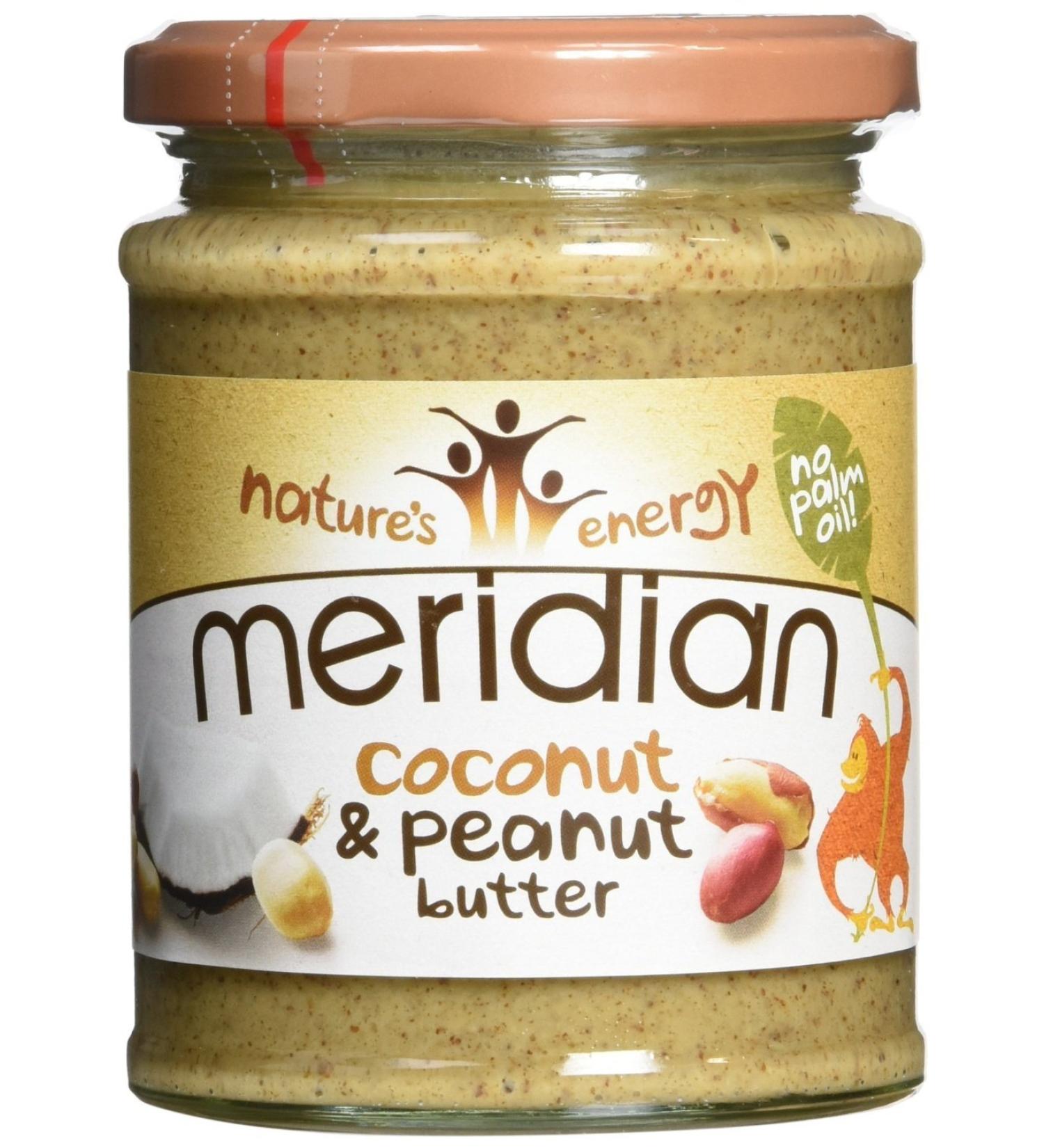 Meridian Meridian Pack of 2 sachets of coconut and peanut butter 280 g