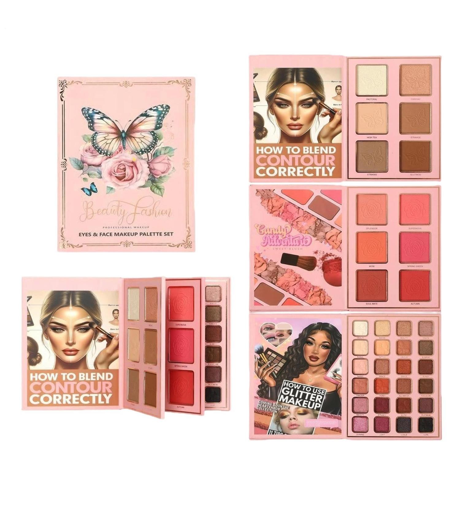 Palette de maquillage 36 couleurs en forme de livre magn tique | Palette de maquillage 3 couches | Beaut mode banlieue pour femmes filles voyage f te - Buy Online on GoSupps.com