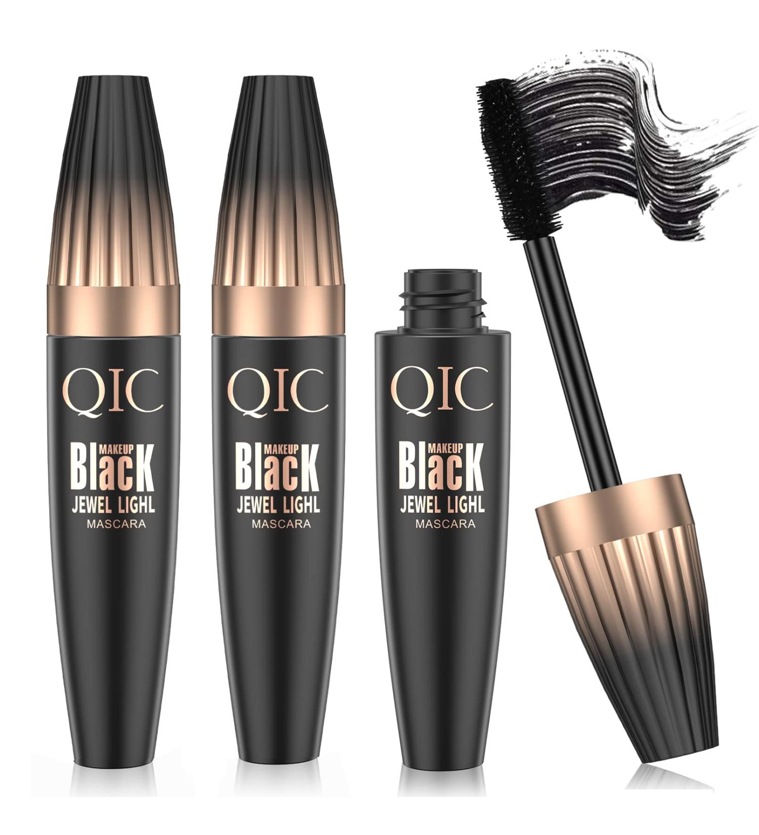 2PCS 4D Silk Fiber Lash Mascara for Natural Lengthening and Thickening - Waterproof, Long-Lasting Volume and Length Mascara for Charming Eye Makeup - Buy Online on GoSupps.com