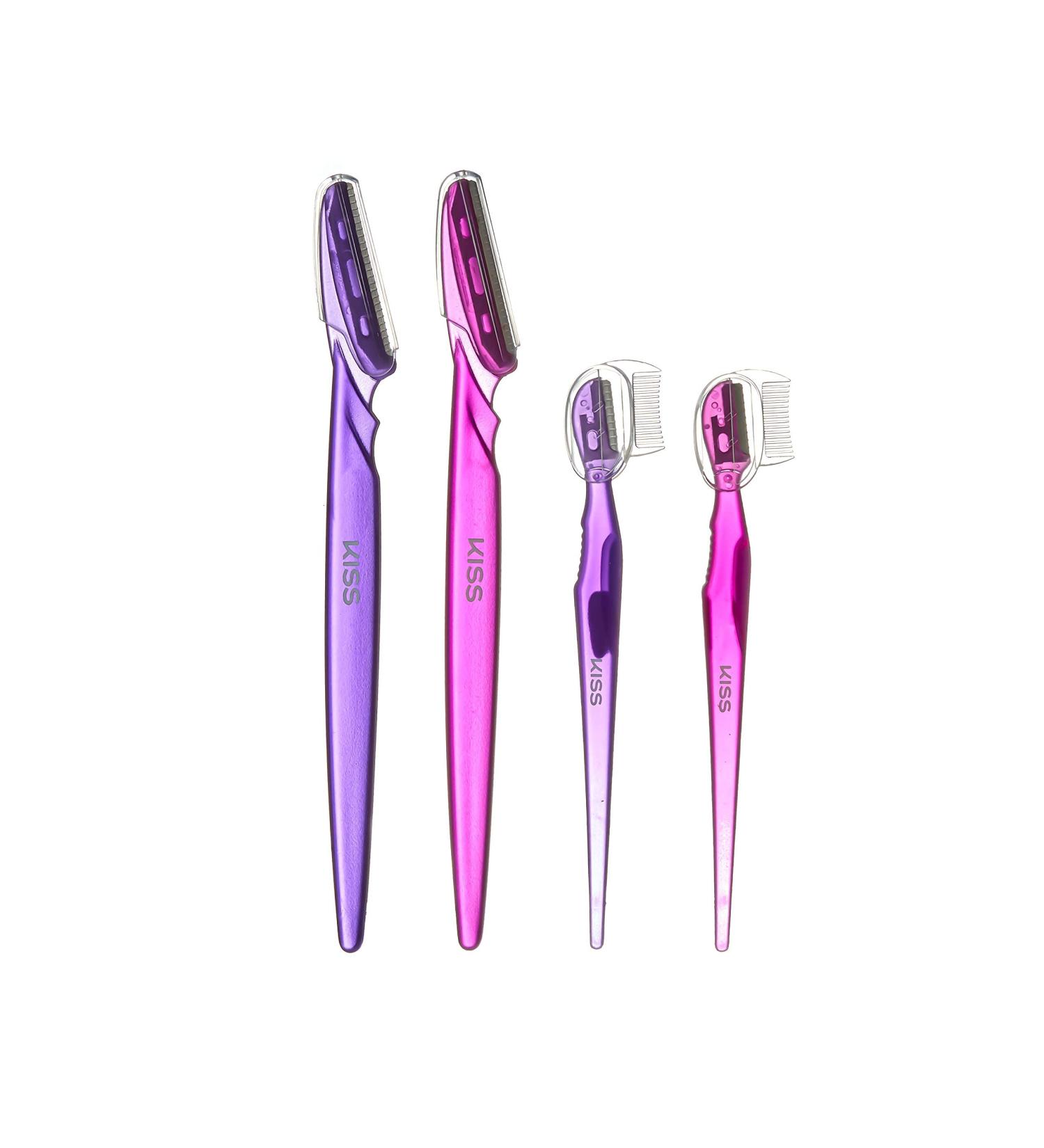 Kiss Multi Brow Trimmer & Facial Razor | Eyebrow Shaping & Dermaplaning Tool for Sensitive Skin - Buy Online on GoSupps.com