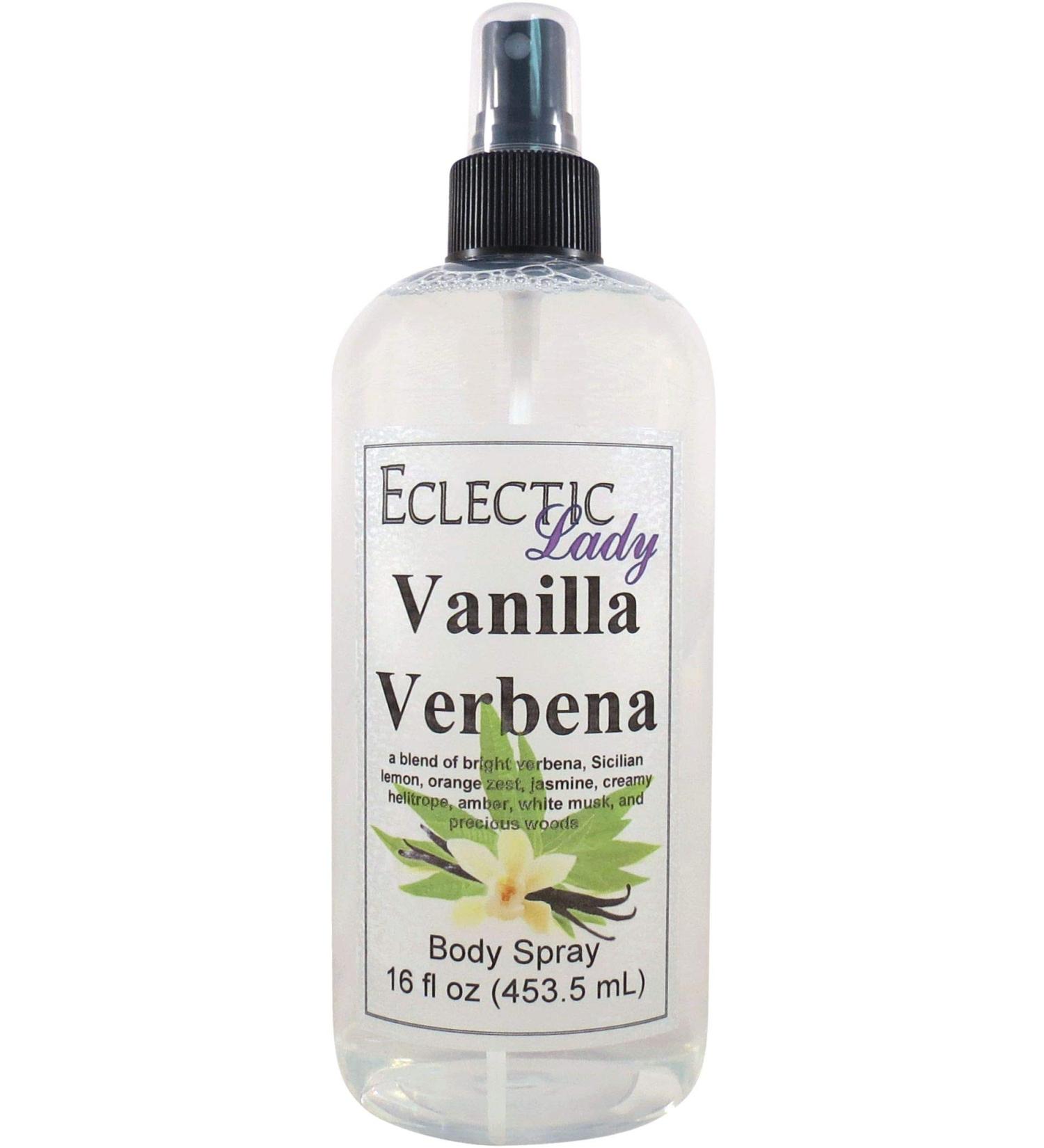 Vanilla Verbena Body Spray 16 ounces Body Mist for Women with Clean Light & Gentle Fragrance Long Lasting Perfume with Comforting Scent for Men & Women Cologne with Soft Subtle Aroma For Daily 16 Fluid Ounces - Buy Online on GoSupps.com
