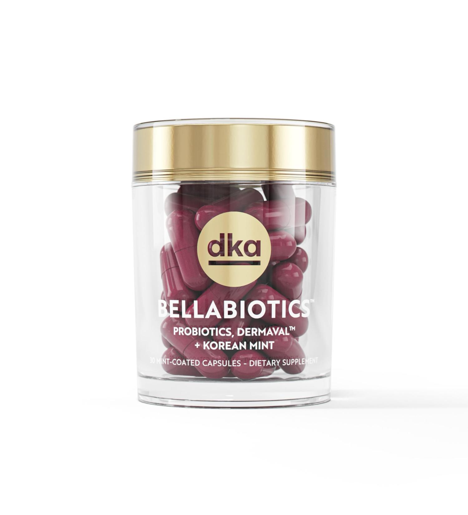 Dr. Kellyann Bellabiotics Probiotic Capsules for Digestion & Skin Health (30 Capsules) Supports Gut & Skin Health Jar - Buy Online on GoSupps.com