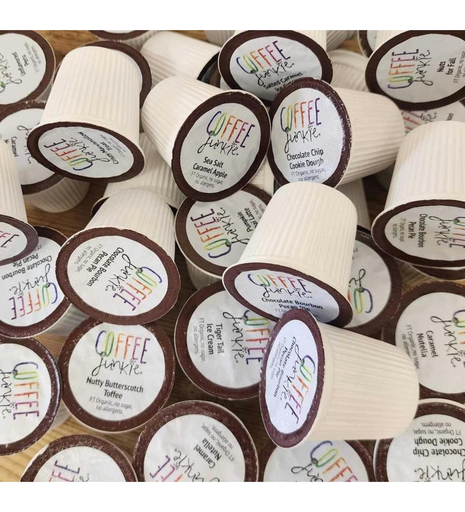 Coffee Junkie Single Serve Cup Collection-REGULAR- 120 Cups