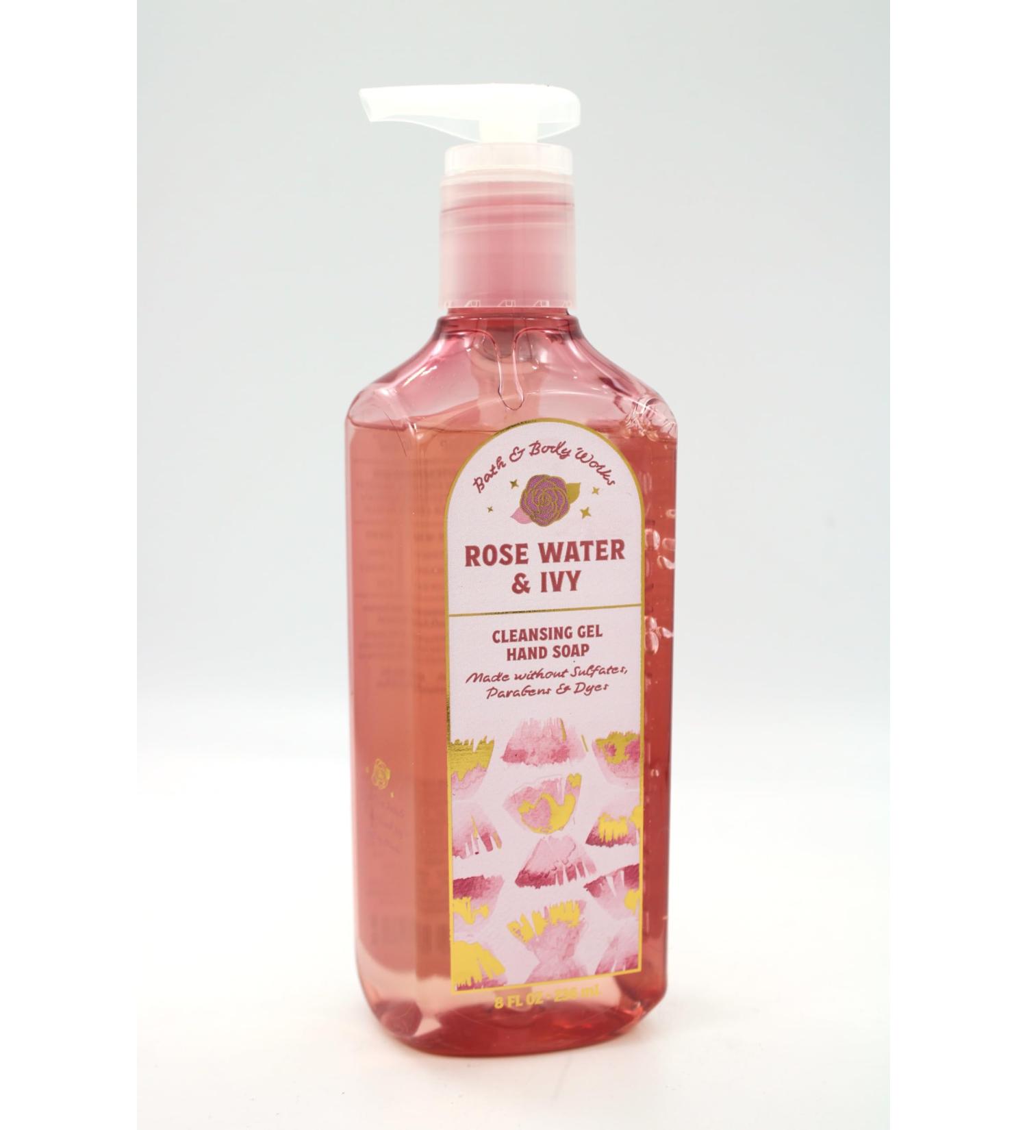 Rose Water & Ivy Bath and Body Cleansing Gel Hand Soap 8 fl oz