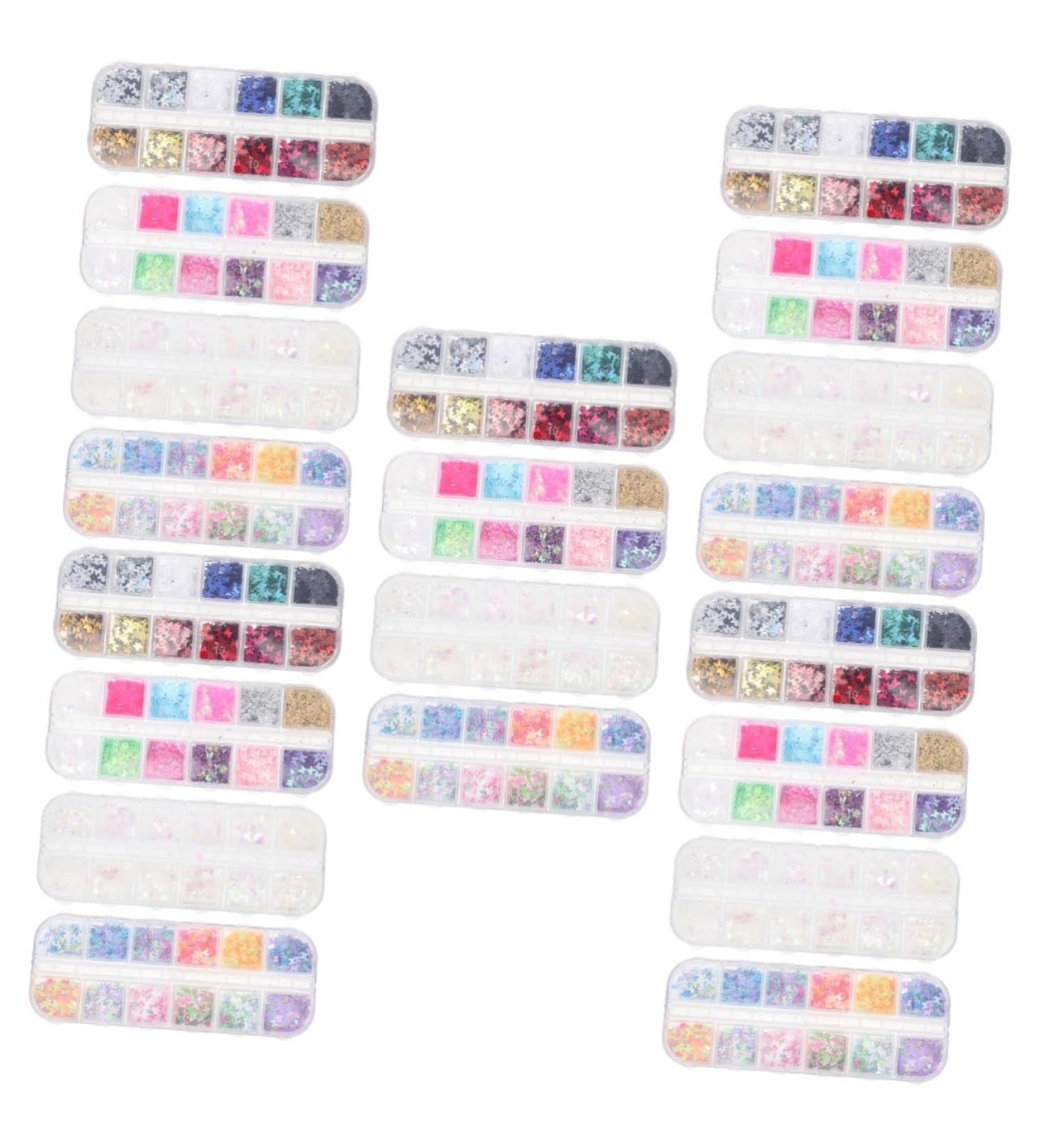 minkissy 20 Boxes Nail Art Sequins Accessories Nail Rhinestone Nail Tip Jewels Gemstones for Nails Nail Art Rhinestones Nail Ornament Decor Nail Salon Accessory Manicure Tools Plastic Boxed - Buy Online on GoSupps.com