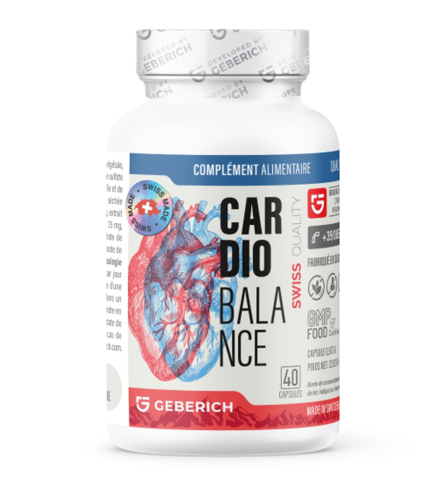 Cardiobalance Heart Health Blood Circulation 40 Capsules Food Supplement - Buy Online on GoSupps.com