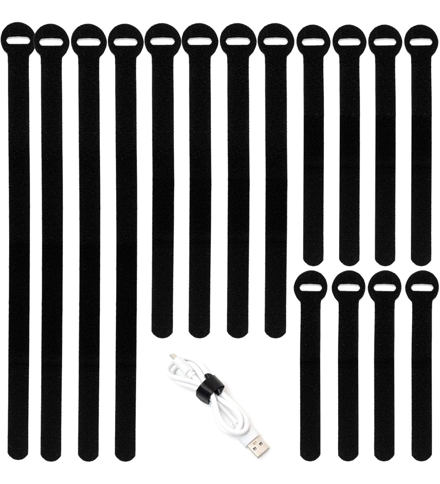 HAVE ME TD Reusable Cable Ties - 4+6+8+10inch - Black - 150PCS - Buy Online on GoSupps.com