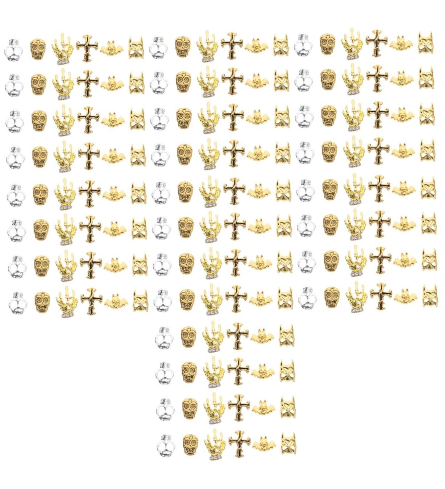 FRCOLOR 840 Pieces Halloween Manicure Miss Gem Alloy Nail - Buy Online on GoSupps.com