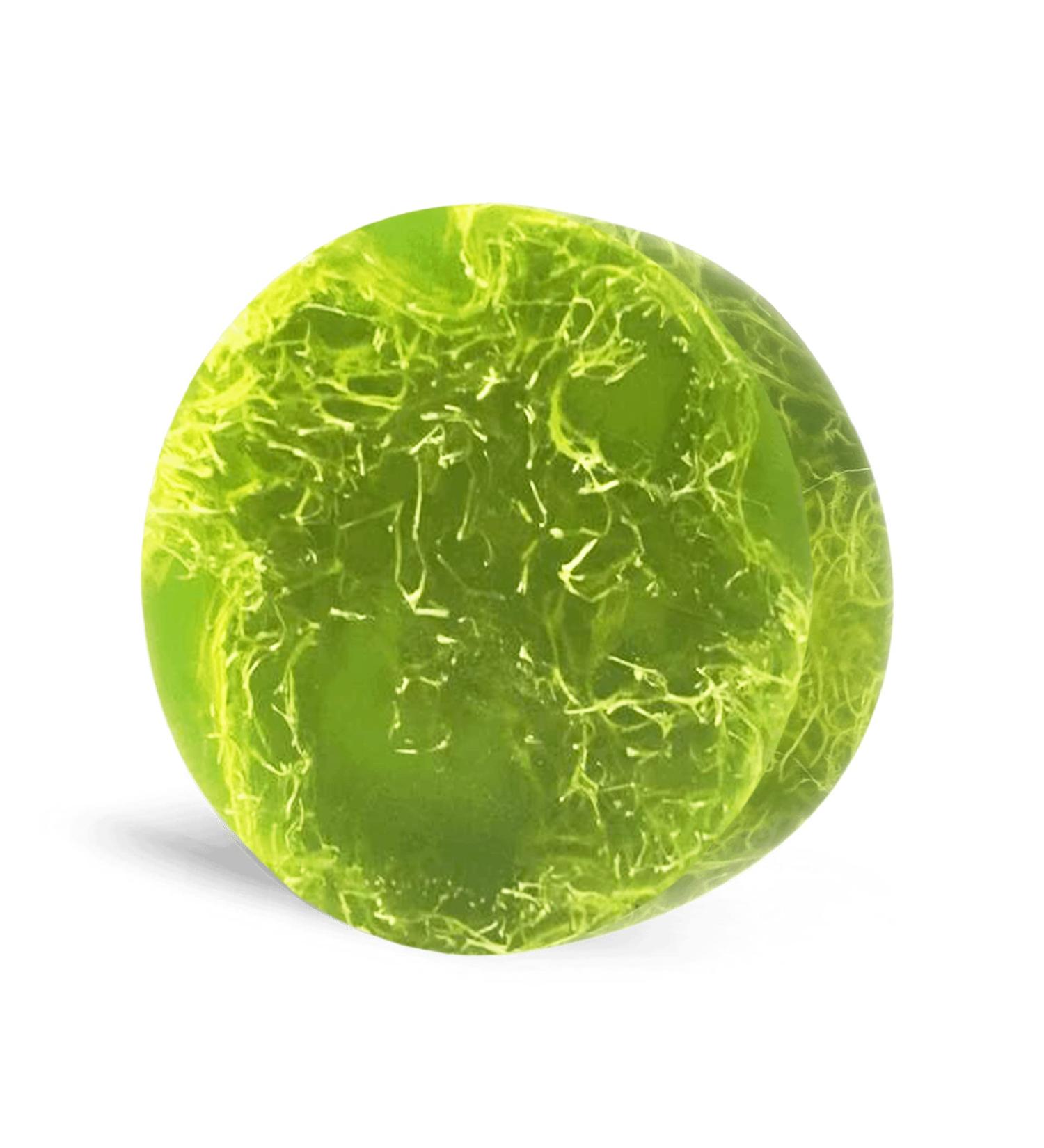 Dead Sea Goods | Lemon & Spearmint Loofah Soap with Dead Sea Minerals - Refreshing Green Bar for Healthy Skin | International Shipping Available - Buy Online on GoSupps.com