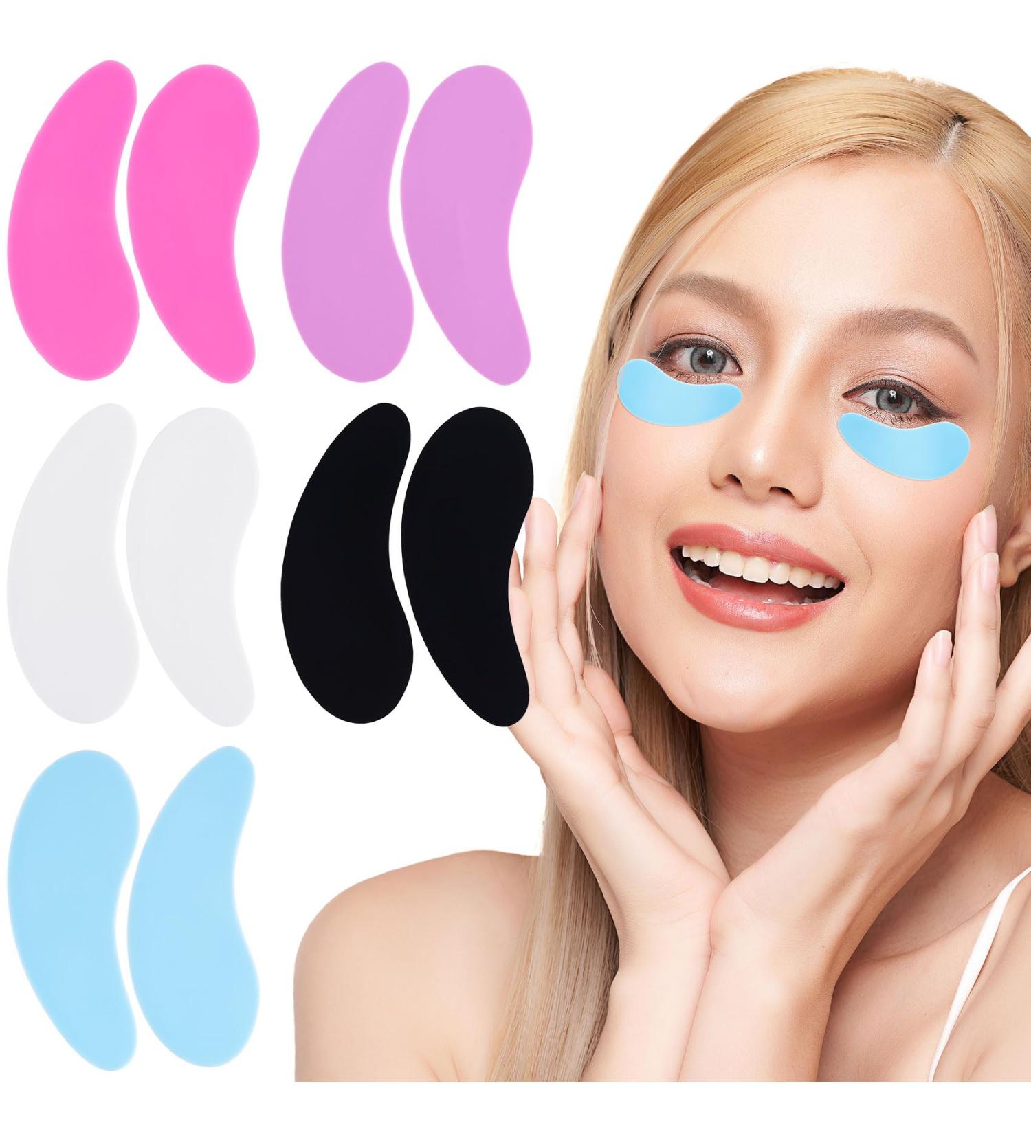 PAGOW 5 Pairs Reusable Under Eye Patches - Silicone Eye Wrinkle Masks to Reduce Fine Lines & Boost Skin Care - International Shipping Available - Buy Online on GoSupps.com