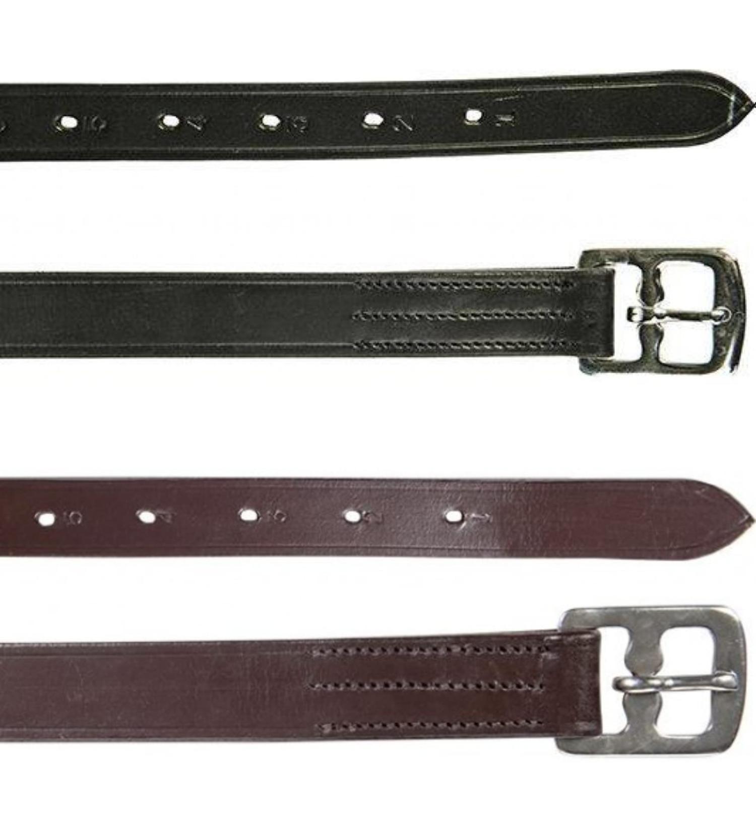 Buy HKM Dark Brown Stirrup Leathers - 145cm 2 Pieces - Premium Quality for Equestrian Enthusiasts | International Shipping Available - Buy Online on GoSupps.com