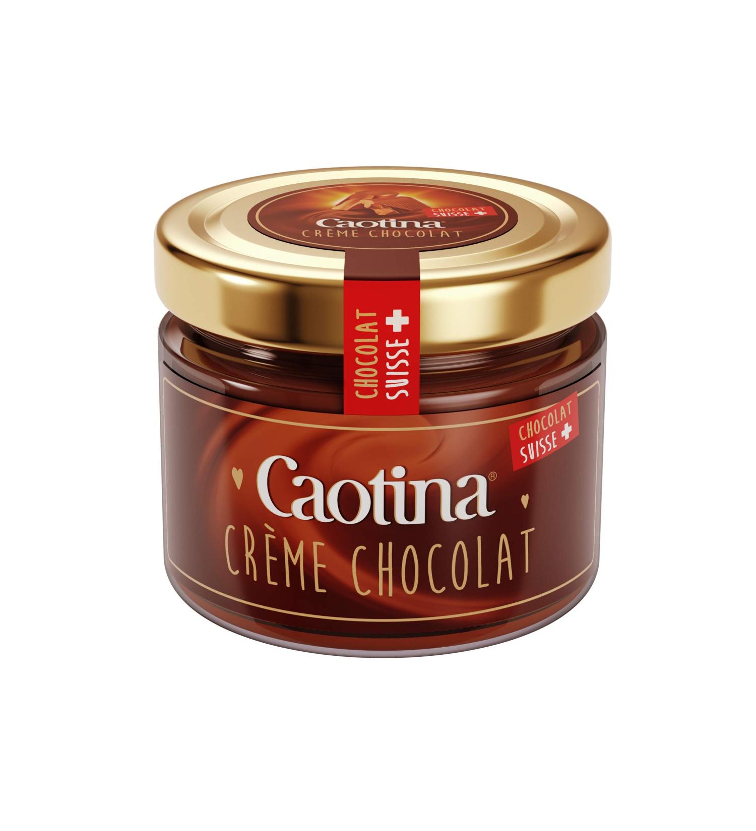 Caotina Chocolate Crème, sliced chocolate bread made with Swiss chocolate, sustainable and certified, 2x300g