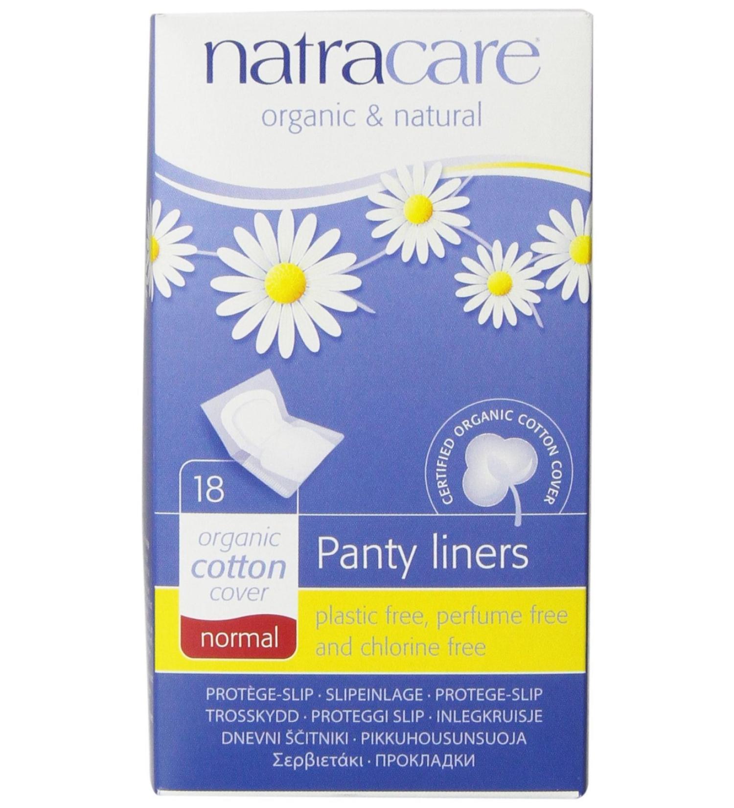 Natracare Organic Panty Liners - 18 Natural & Eco-Friendly Liners - Buy Online on GoSupps.com