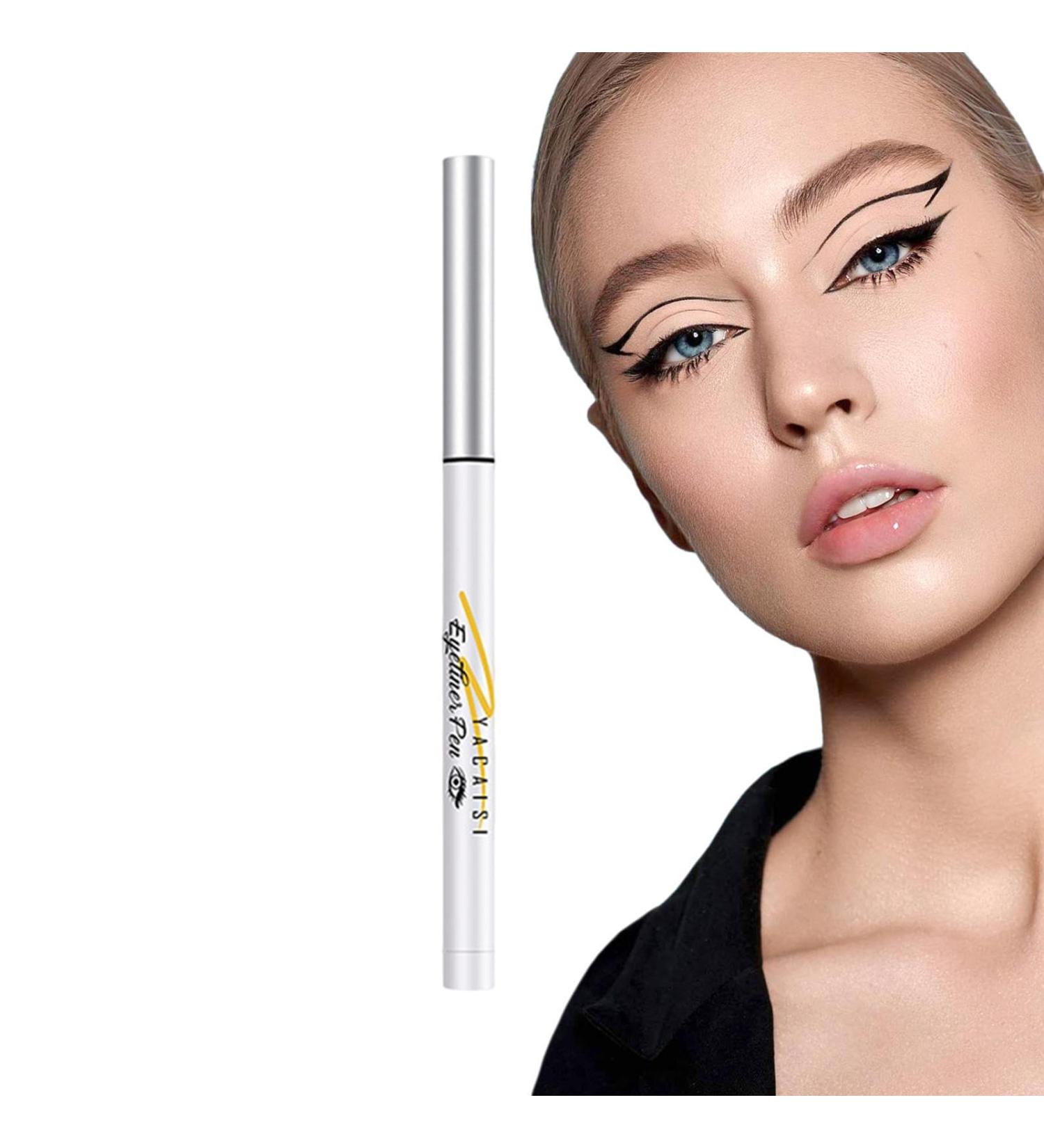 Eyeliner Pencil Smudge Proof Eyeliner - Long-Lasting Eyeliner Pencil Glide on Smooth Gel Pigments Wear Smudge Resistant Waterproof Gel Liner for Travel Rowces Golden Brown - Buy Online on GoSupps.com