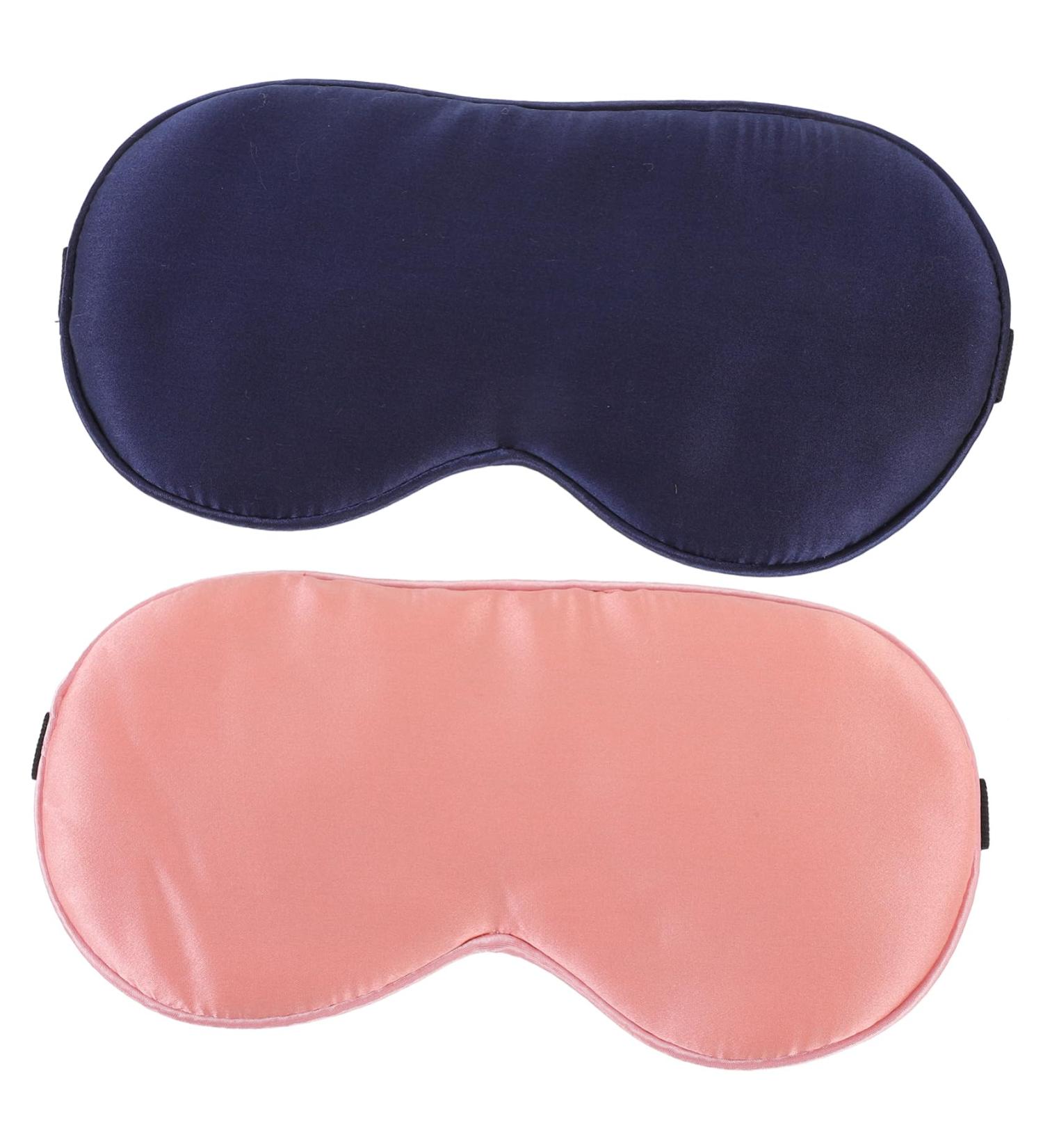 FRCOLOR 2pcs Silk Eye Mask - Double Sided Travel Sleep Stickers for Ultimate Comfort | International Shipping Available - Buy Online on GoSupps.com