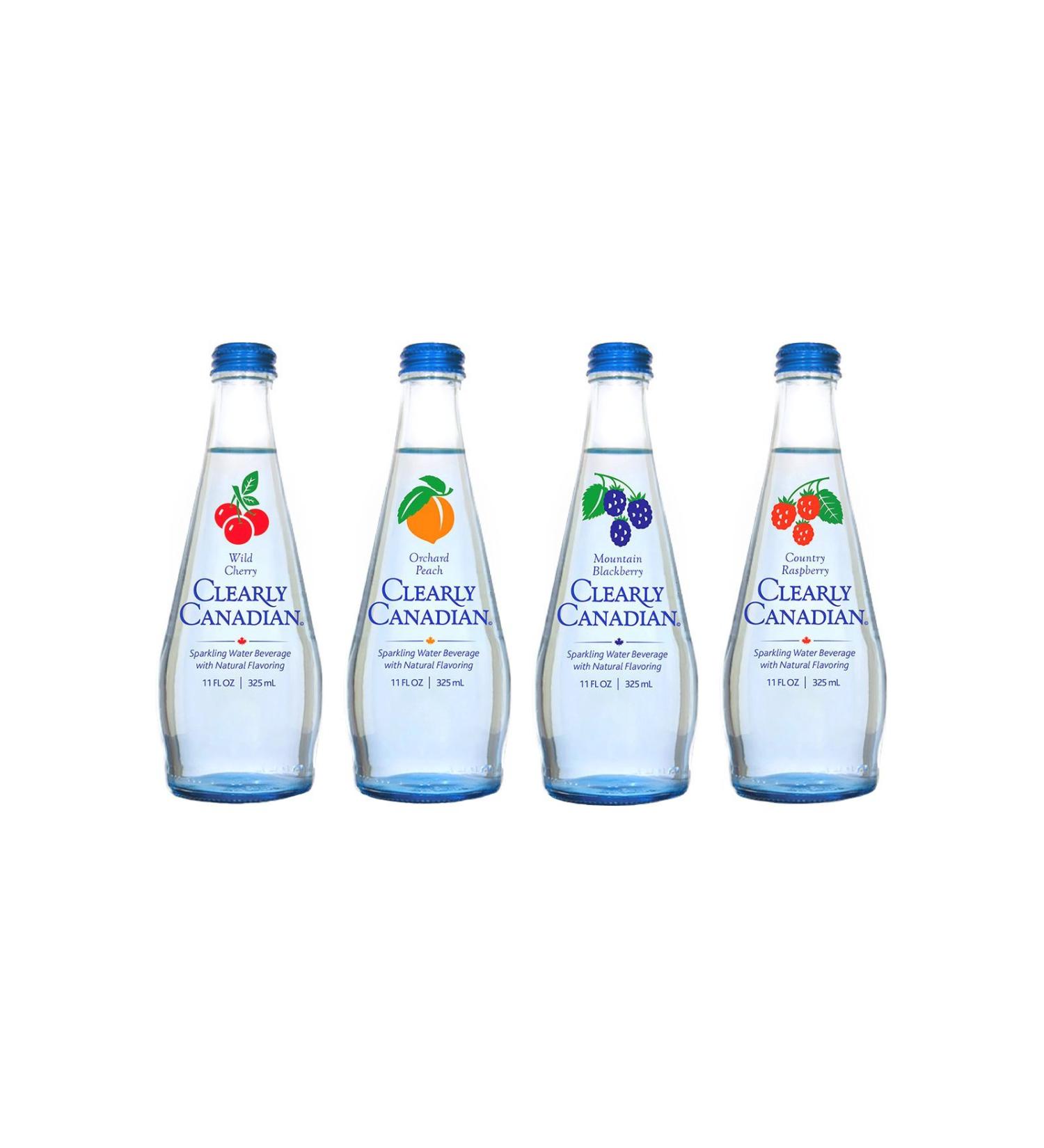 Clearly Canadian Sparkling Flavored Water Sampler Pack - 12 Pack Variety - Buy Online on GoSupps.com