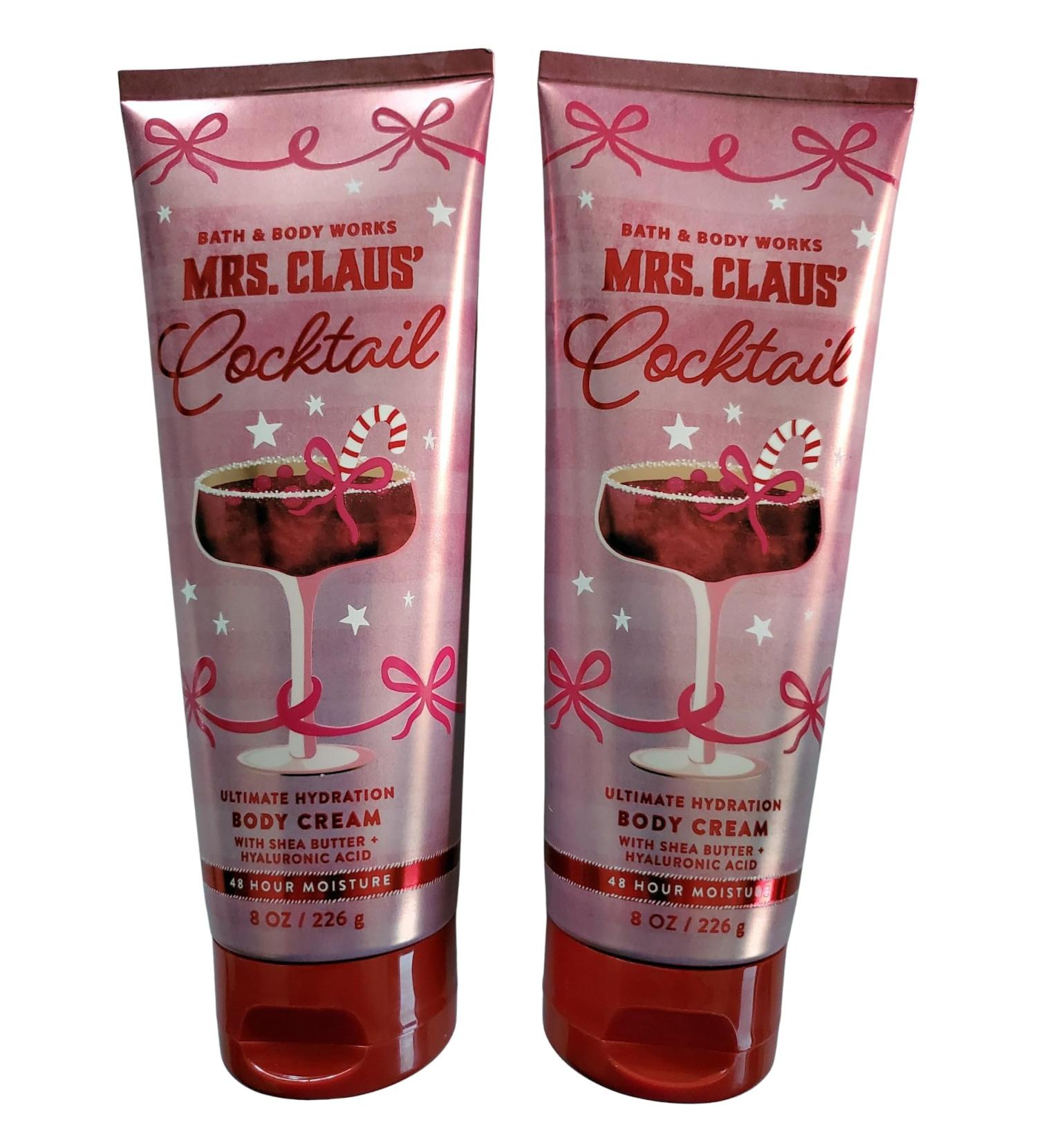 Bath & Body Works Women's Mrs Claus Ultimate Hydration Body Cream 8 Ounces Pack of 2 - Buy Online on GoSupps.com