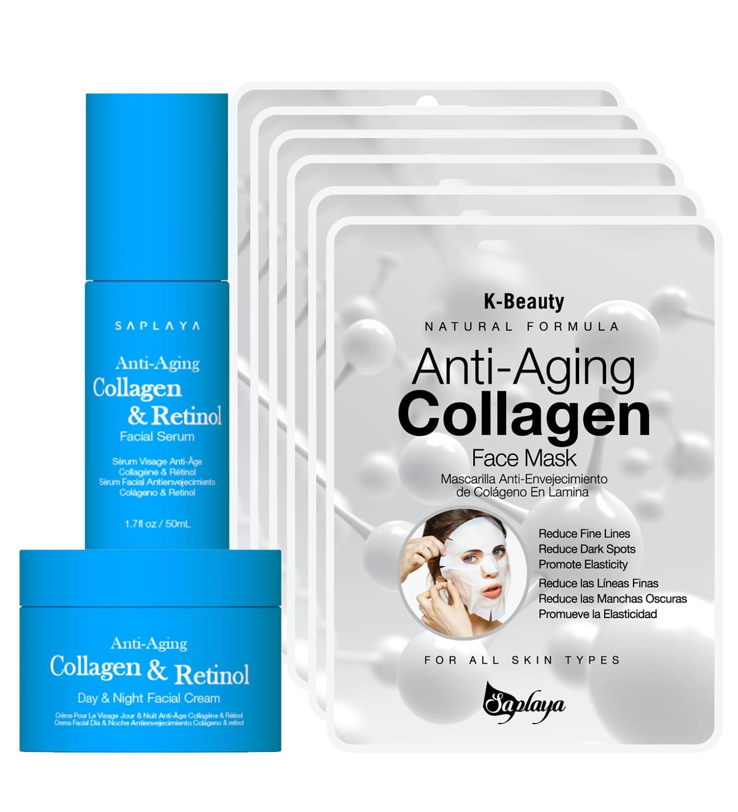 Day & Night Facial Cream Serum - Hydrating Anti-Aging Moisturizer for Face Neck & Chest | Made in South Korea - Buy Online on GoSupps.com