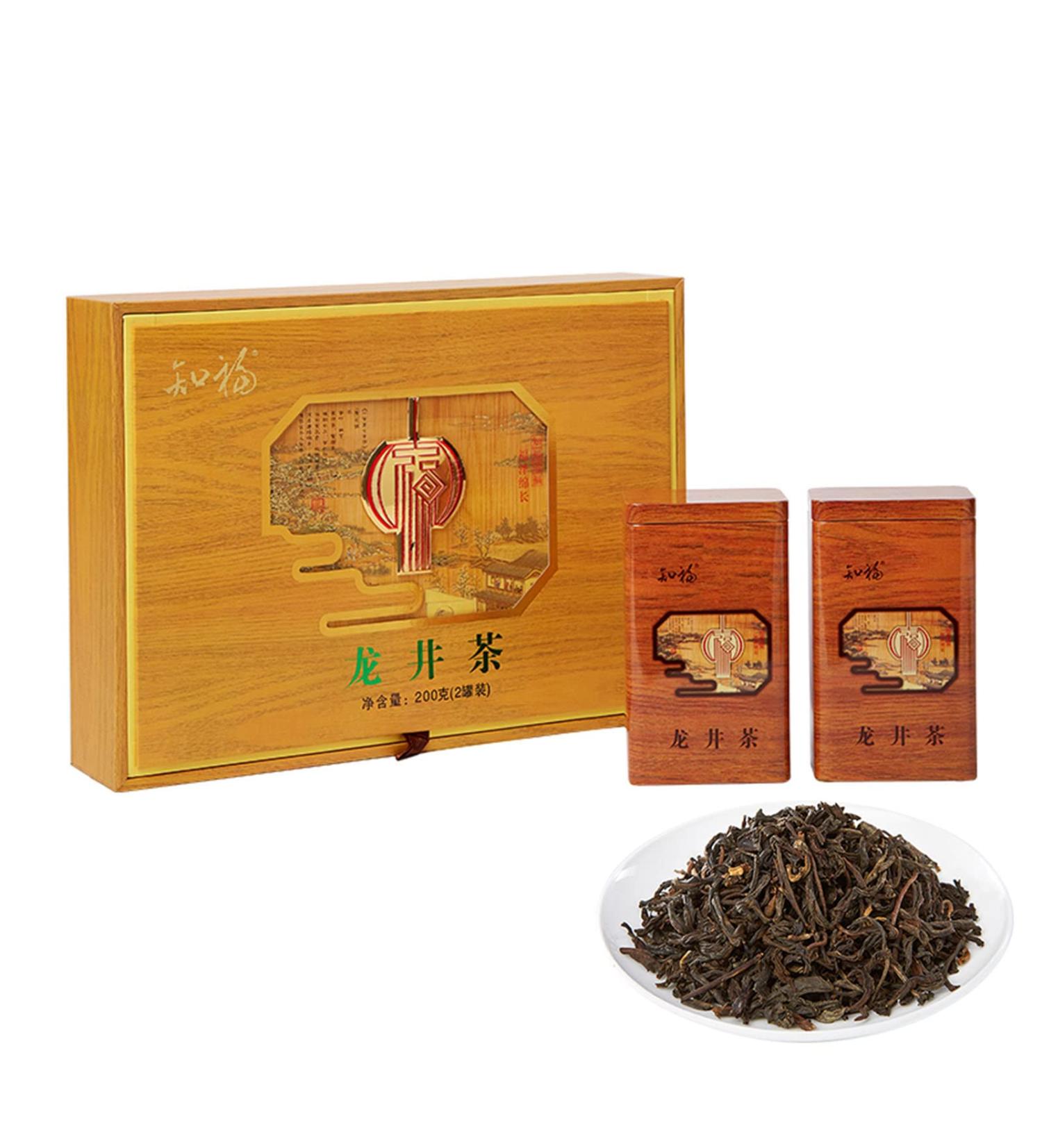 DEWIN Longjing Tea Longjing Tea Loose Leaf Picked Before Tomb Sweeping Day and Rain Organic Chinese Dragon Well Tea 7.1oz - Buy Online on GoSupps.com
