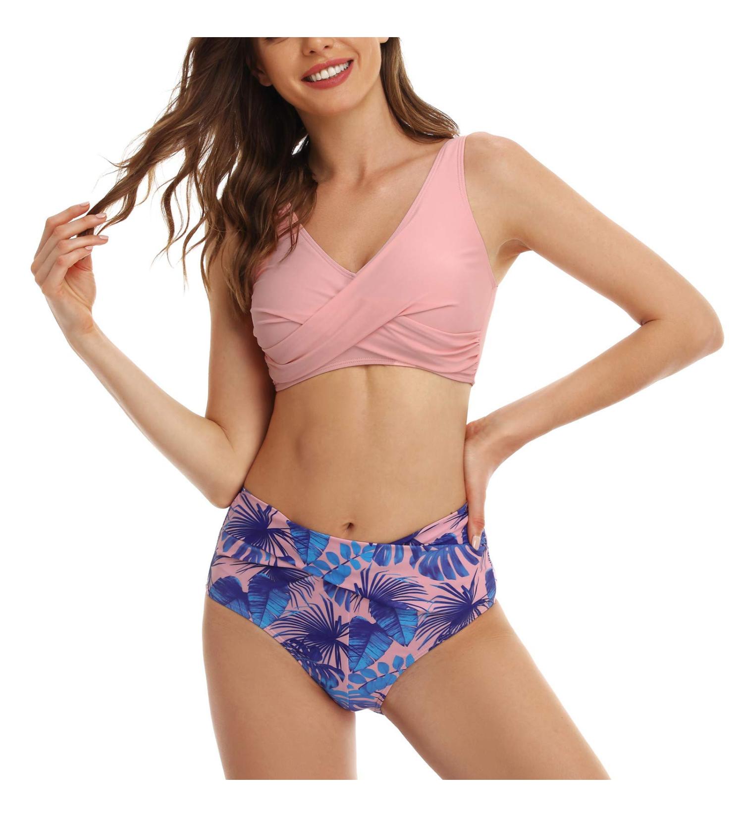 Watch Cheap Men's Family Pieces Two and Swimwear Bikini Mother Matching Swimsuit Girls Daughter Swimwear Set Hamburg T-Shirt M Pink - Buy Online on GoSupps.com