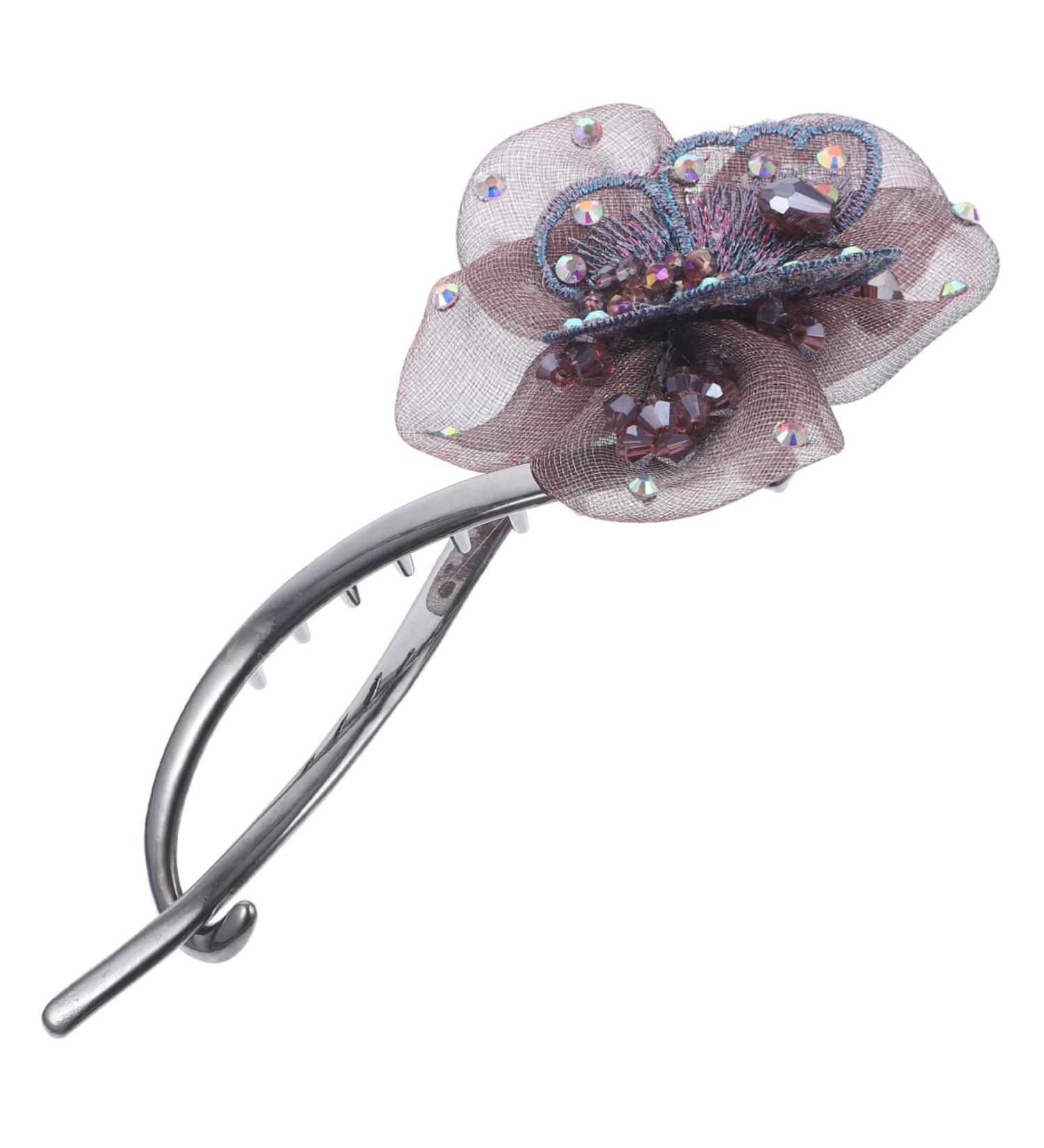 FRCOLOR Headwear Curly Hair Clips Makeup Hair Clips Bun Hair Clip Hair Bow with Rhinestones Hair Clip Banana Hair Clips for Women Hair Clip Twist Pen - Buy Online on GoSupps.com