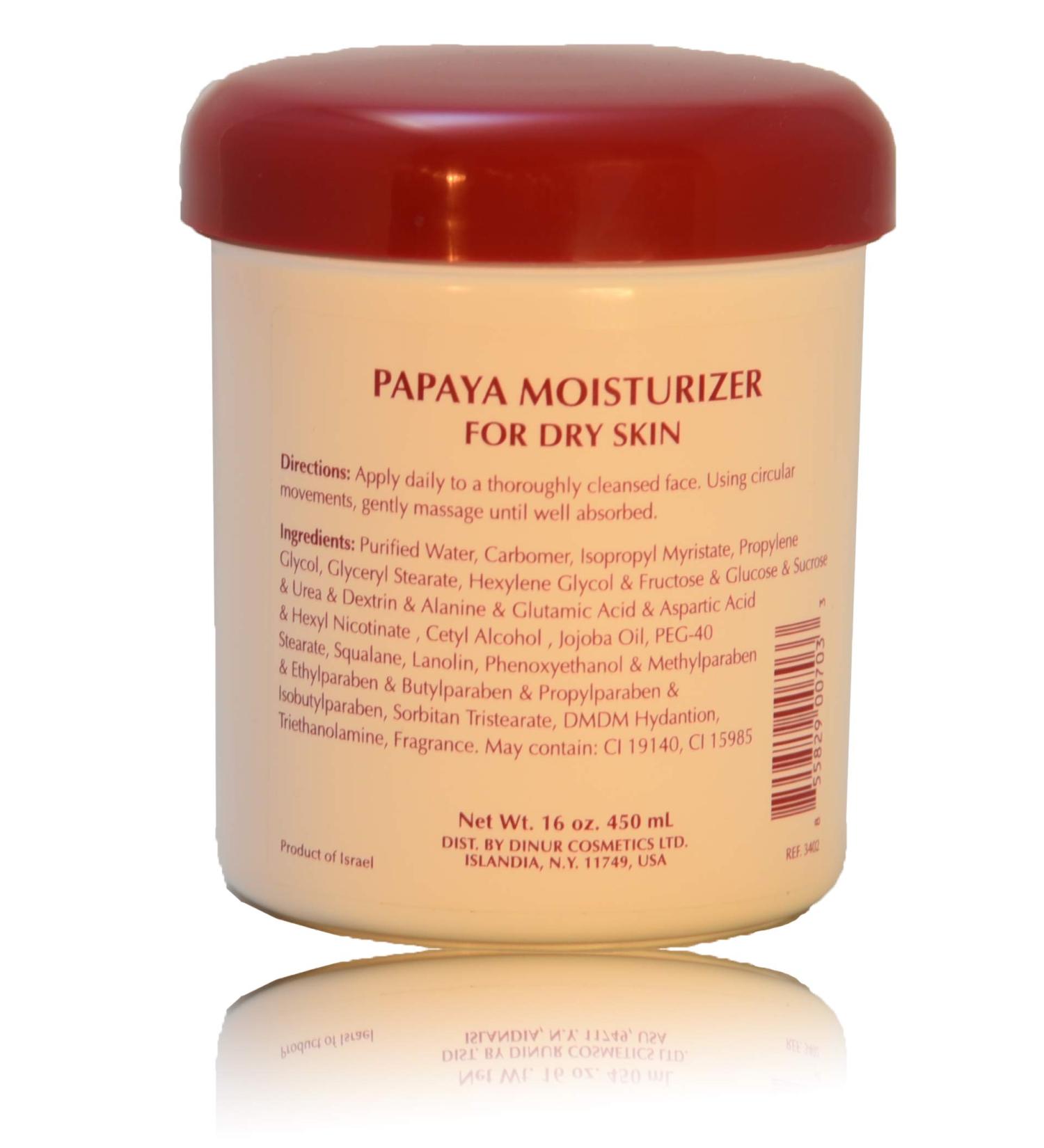 Papaya Moisturizer 16 oz (450 ml) - Hydrating & Nourishing Skin Care | International Shipping Available - Buy Online on GoSupps.com