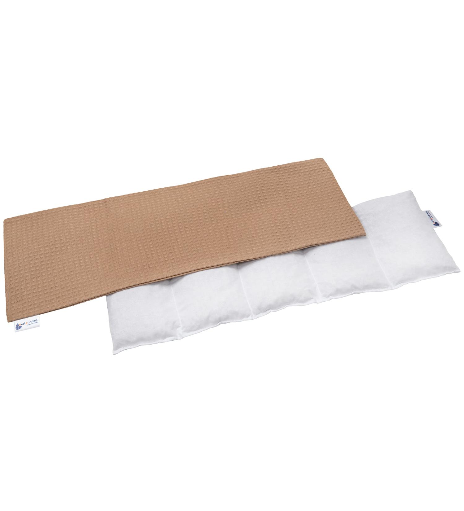 Buy Medi Partners Cherry Core Pillow 60x20cm - Eco-Friendly 100% Cotton Waffle 5 Chambers for Cold & Warm Therapy Large Beige Pillow - Buy Online on GoSupps.com
