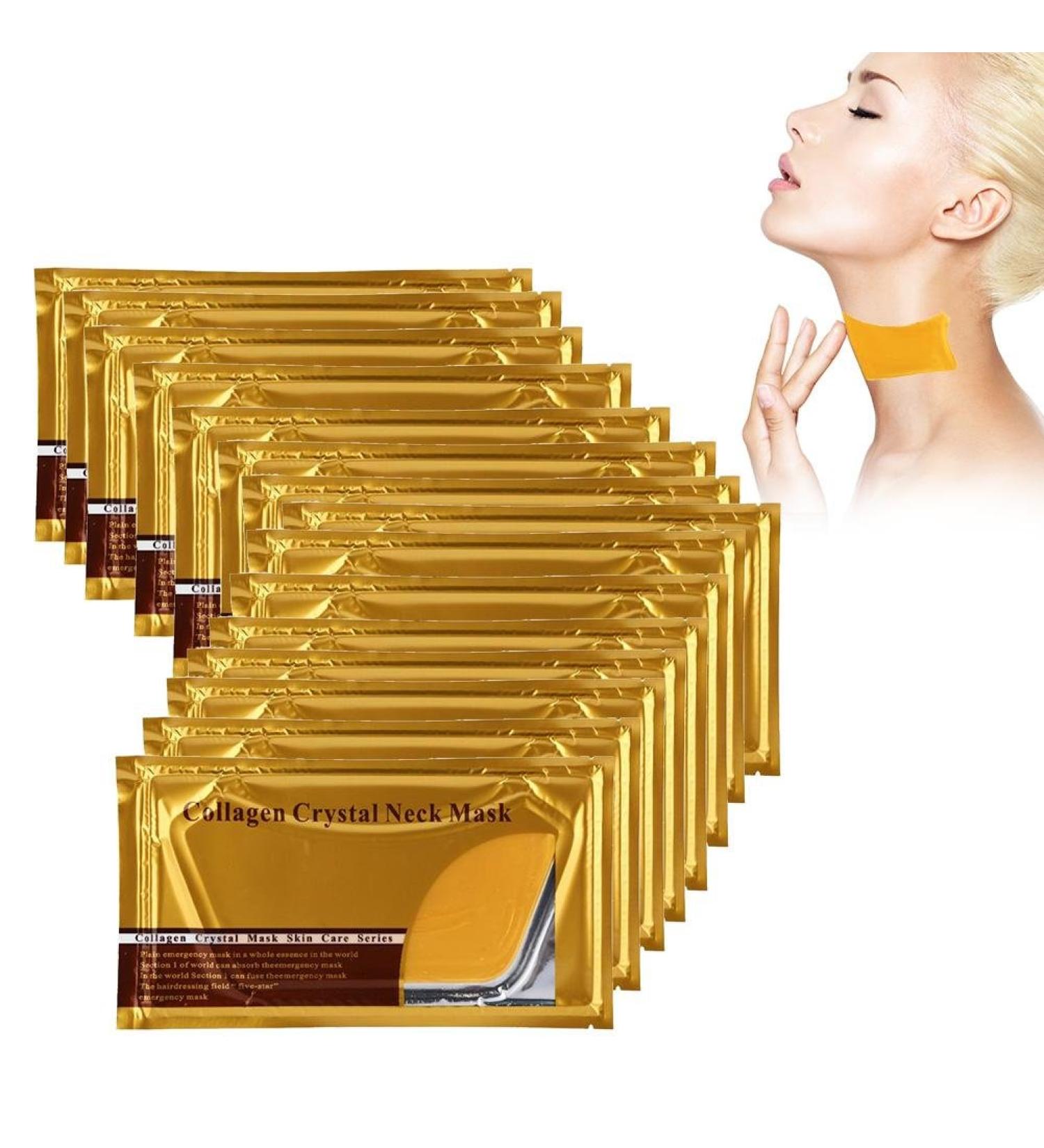 15-Piece Anti-Wrinkle Neck Pad Set | Collagen Neck Masks for Firm Youthful Skin - International Shipping - Buy Online on GoSupps.com