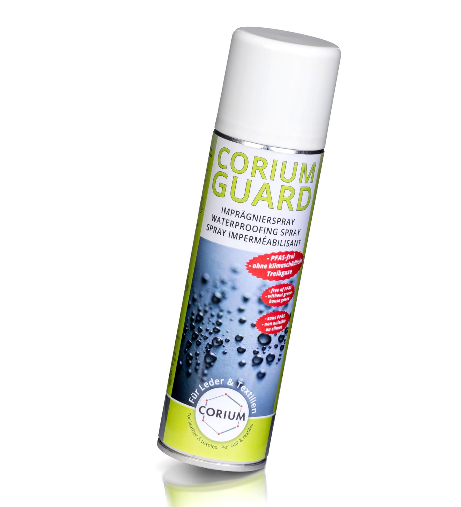 Corium Guard Impregnation Spray for Leather & Textiles - Moisture & Dirt Protection - PFAS-Free - 200 ml - Buy Online on GoSupps.com