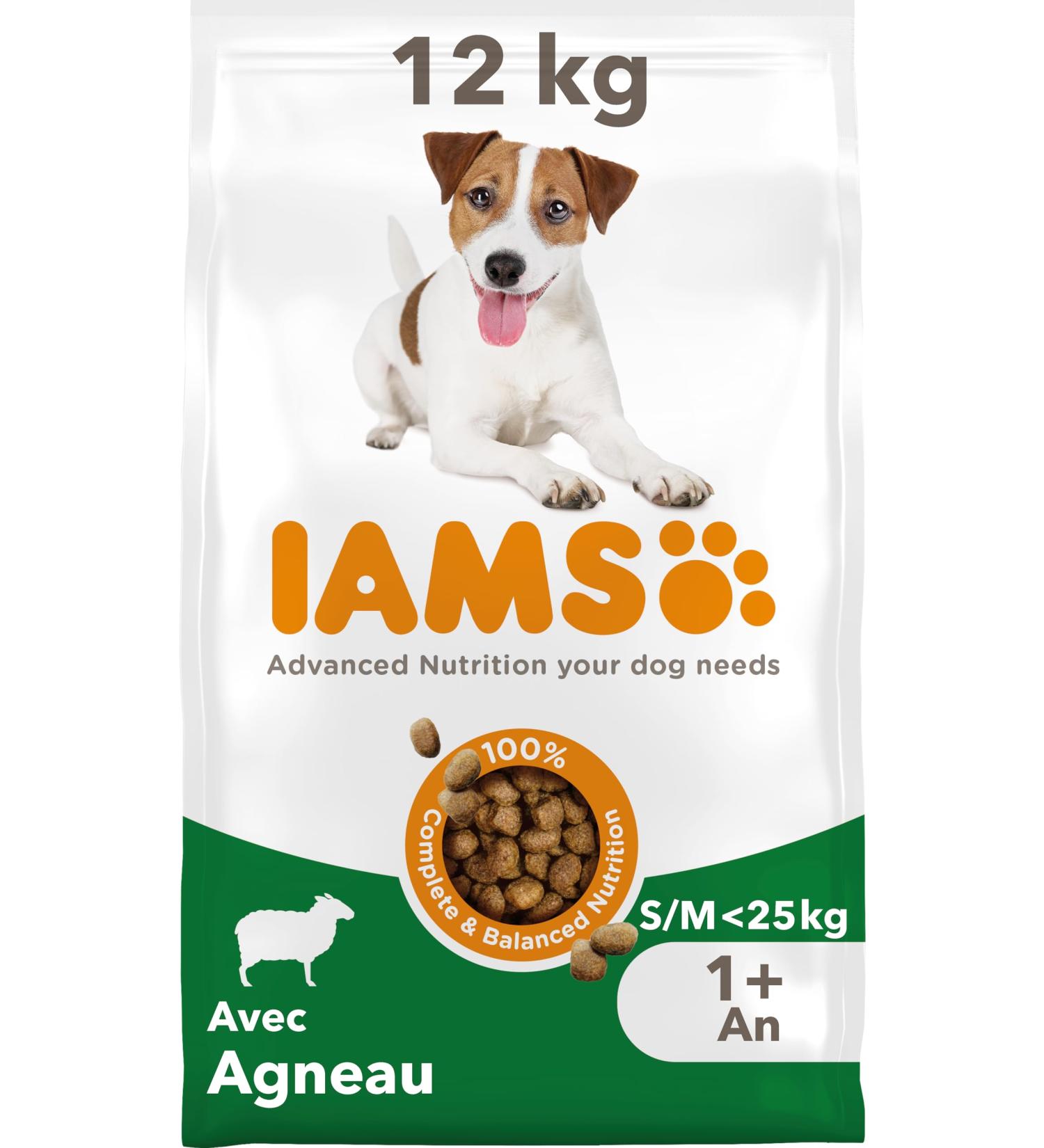 IAMS Vitality Adult Dog Croquette Small and Medium Breeds Lamb - Buy Online on GoSupps.com