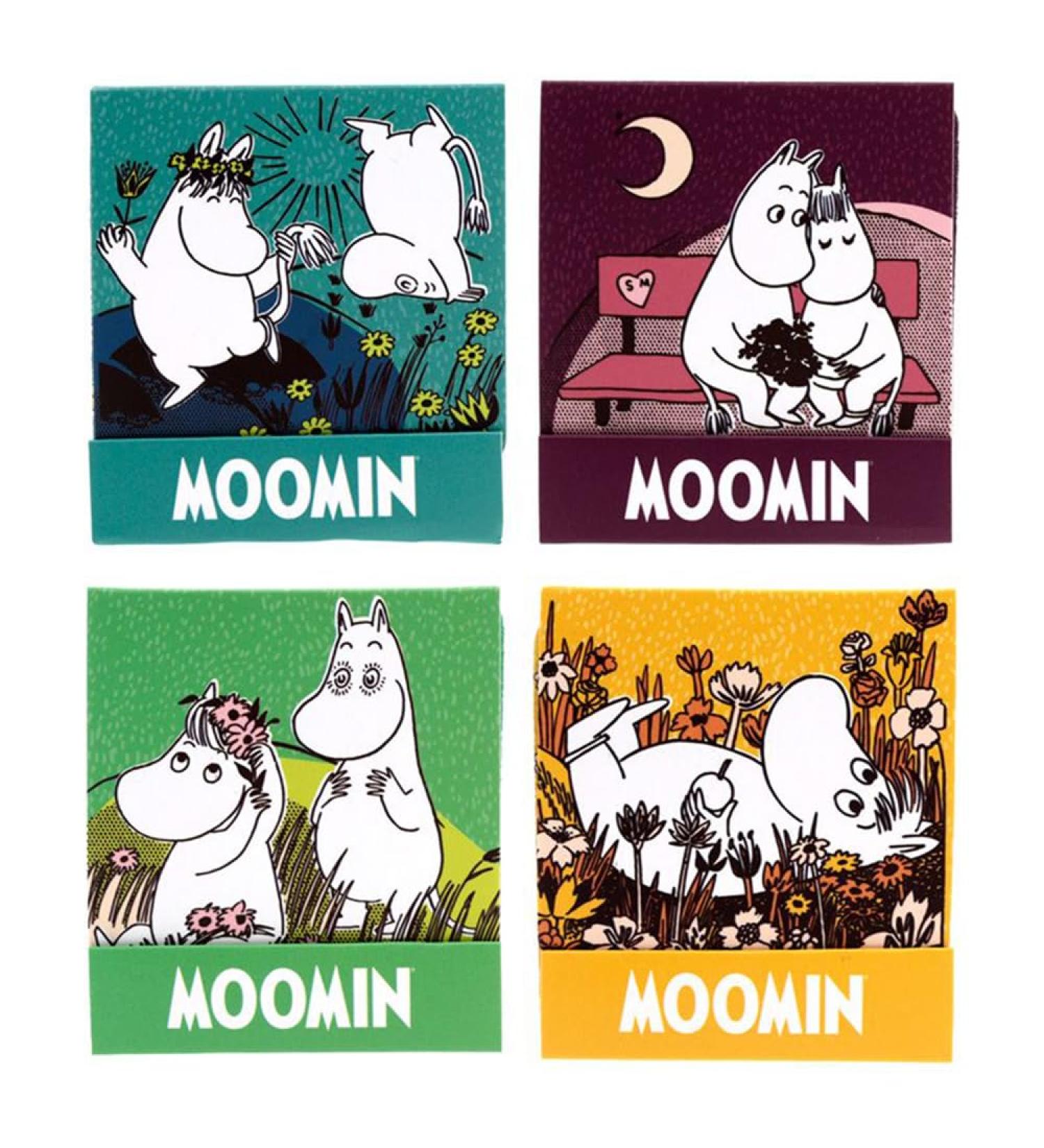 Puckator Moomin Matchbook Nail File - Strong Files for Acrylic Natural and Gel Nails - Nail Filer Sander Shaper Care Kit Set for Women - Beauty Products - Manicure Nailfile