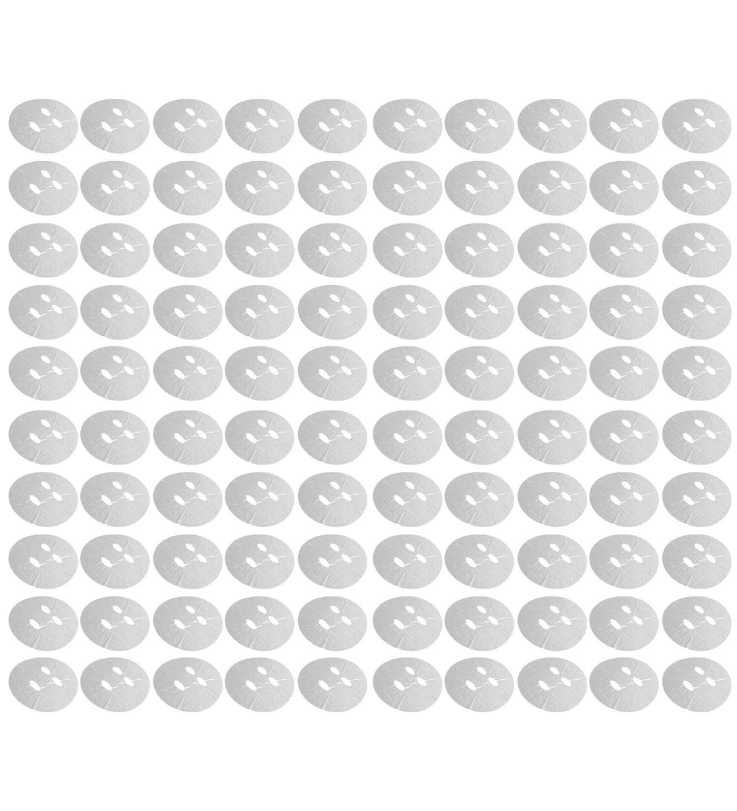 Face Mask Paper Film 100 Pieces DIY Disposable Face Mask Film for Moisture Retention for Skin Care - Buy Online on GoSupps.com