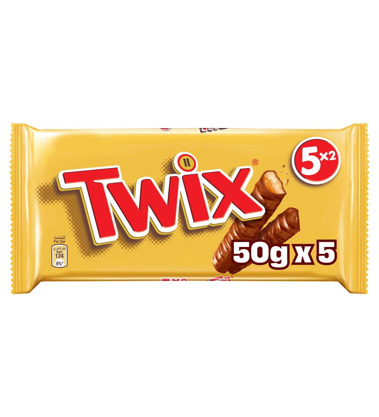  Twix Mars Chocolate Bars | Caramel Chocolate | 5 Bars in 17 Packs (17 x 225g) - Buy Online on GoSupps.com