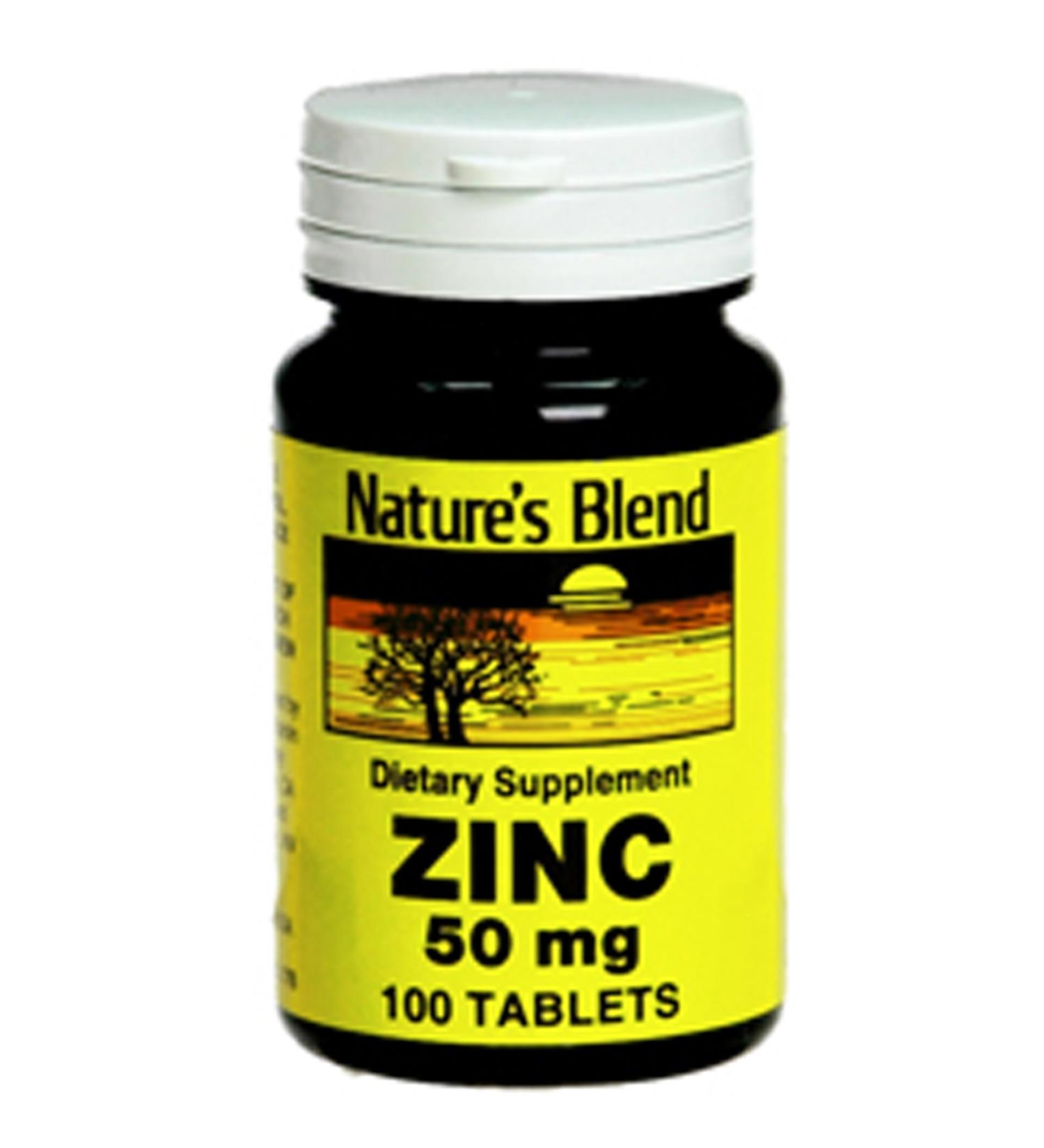 NAT B ZINC GLUC TB 50MG 100
