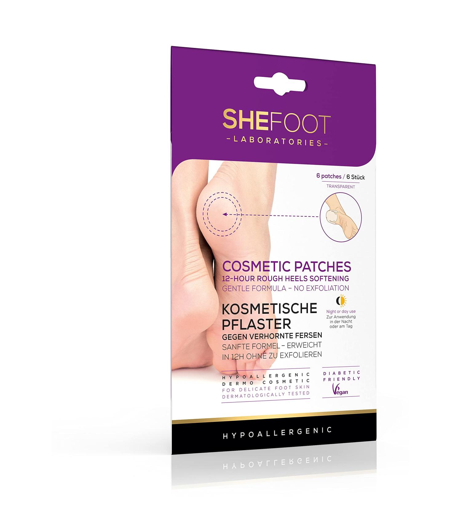 SheFoot COSMETIC PLASTERS Against hardened heels 6 pieces