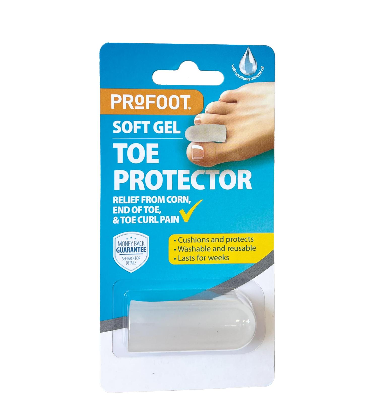 Profoot Toe Protector - Pack of 2 - Toe Caps - Hammer Toe Protectors 1 Count (Pack of 2)