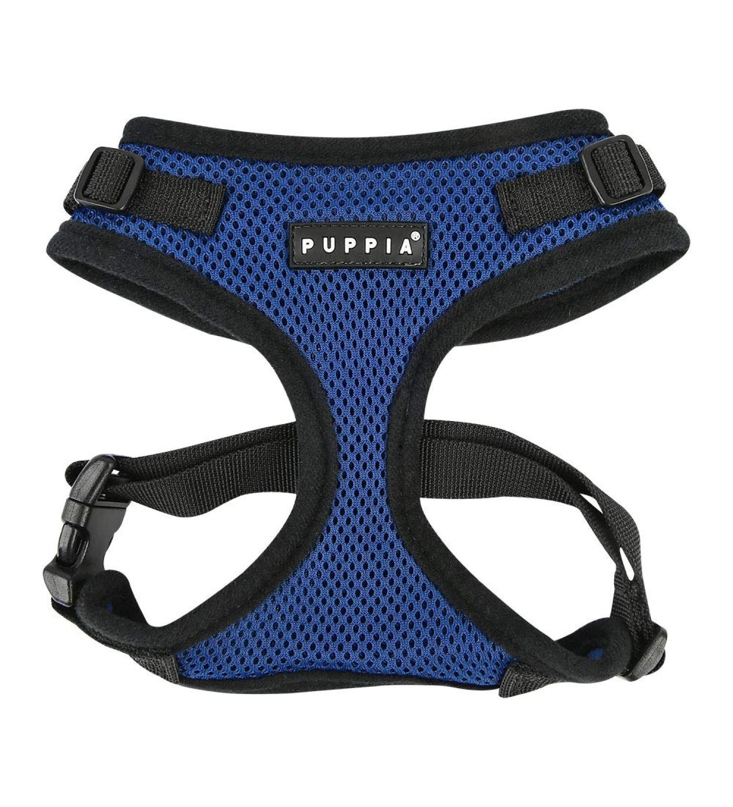 Puppia Ritefit Dog Harness for Small to Medium Dogs - Adjustable Soft & Versatile - Atani Tank in Royal Blue Size M - Buy Online on GoSupps.com