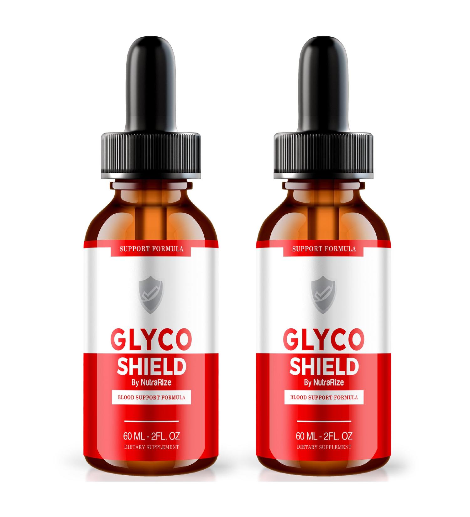 Buy Glyco Shield Drops (2 Pack) - All Natural Blood Support Formula | Glyco Optimizer for Cleanse & Renewal - 60 Servings - Buy Online on GoSupps.com