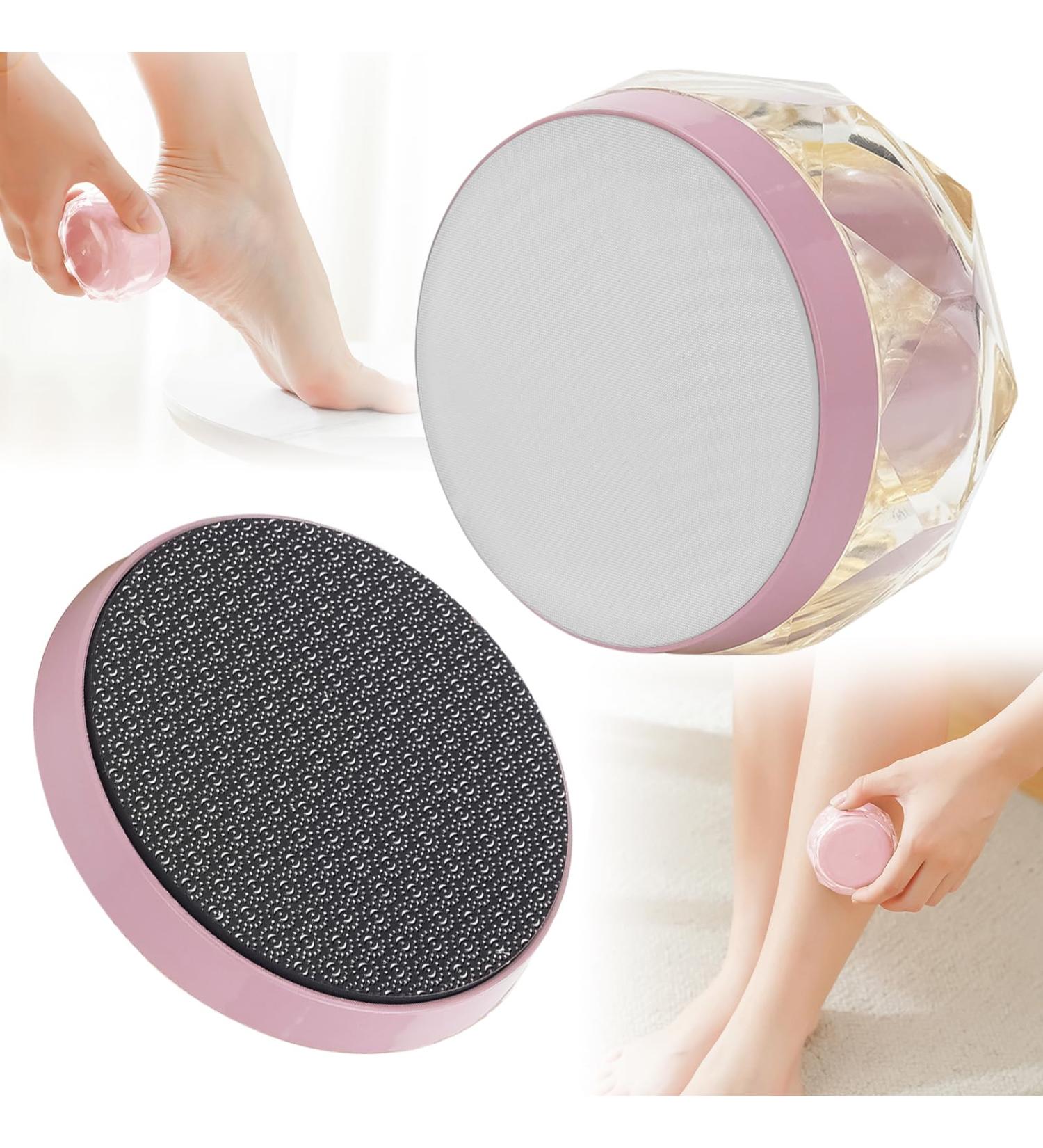 Jkevow Crystal Hair Eraser 2 in 1 Foot File Callus Remover Nano Crystal Hair Remover Stone Nano Crystal Painless Exfoliation Hair Removal Tool for Women & Men - Buy Online on GoSupps.com