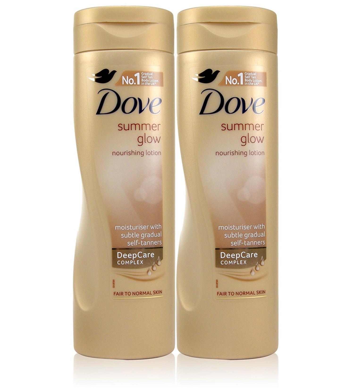 Dove Dove Summer Glow Light to Normal Skin Lotion 250ml (Pack of 2)