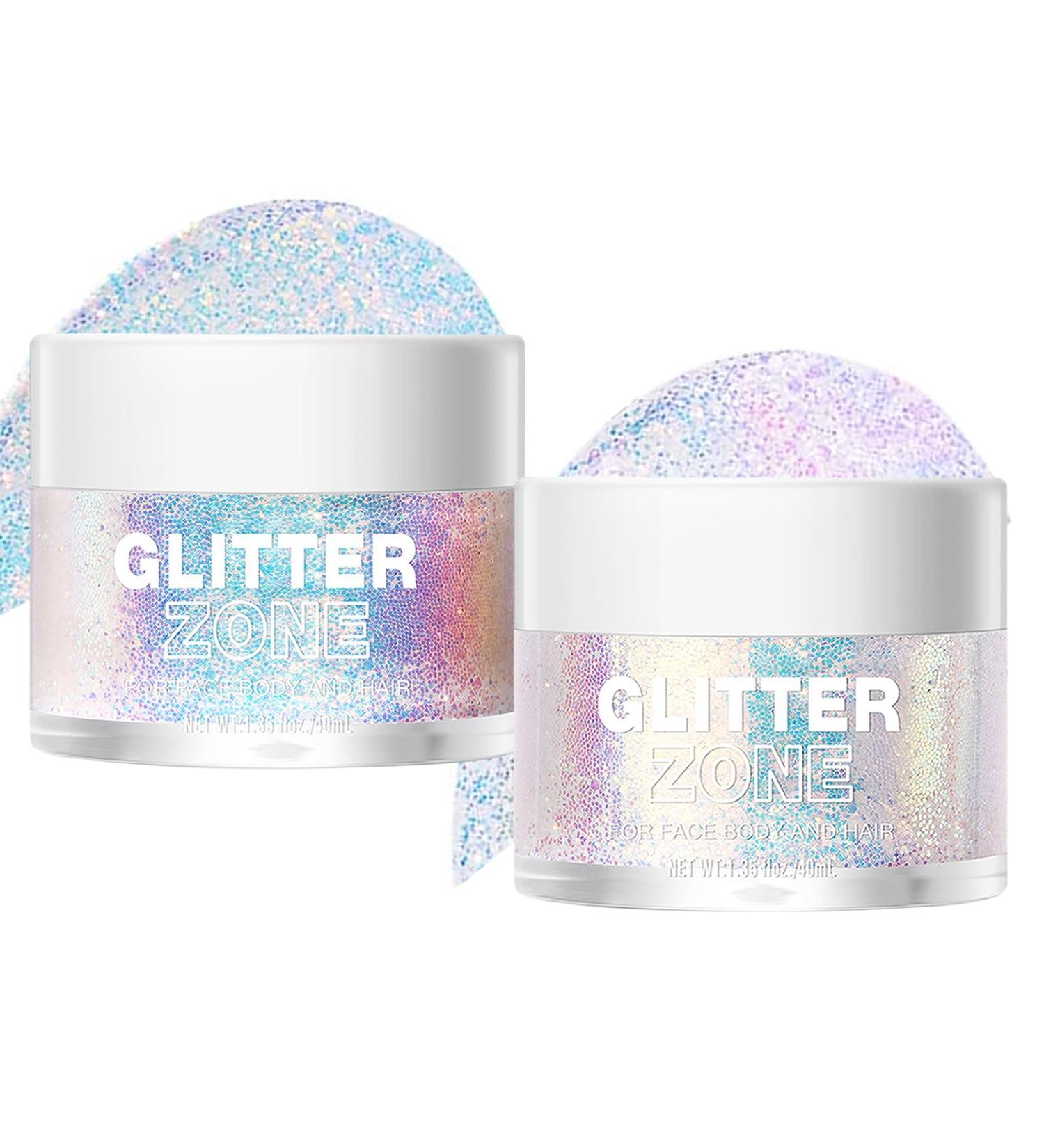 Buy Body Glitter Gel 40ml Chunky Gold & Pink Glitter for Hair Face & Body | Festival Makeup Essential - Buy Online on GoSupps.com