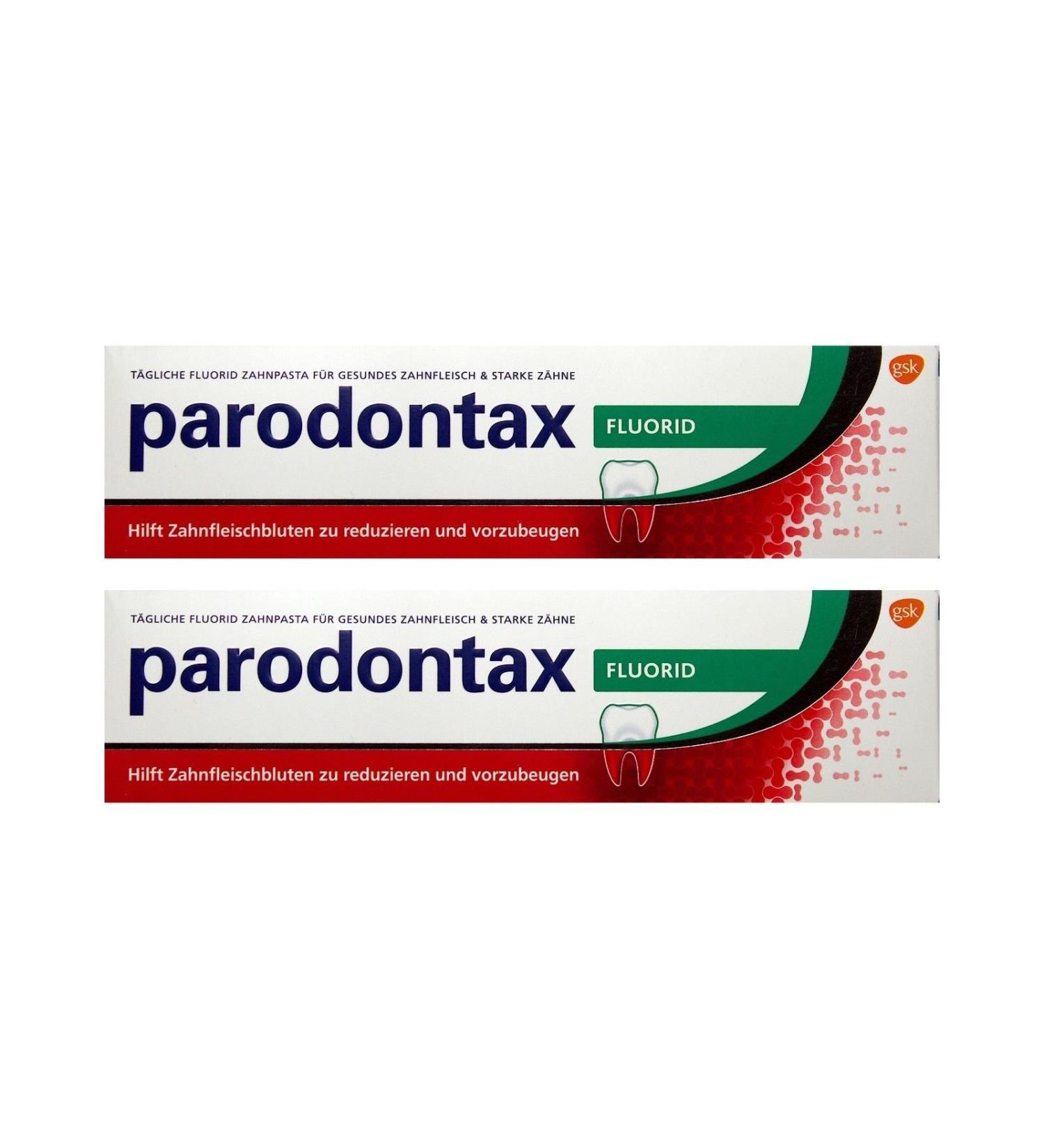 PARODONTAX Fluoride daily toothpaste 2x75ml (double pack) for bleeding gums
