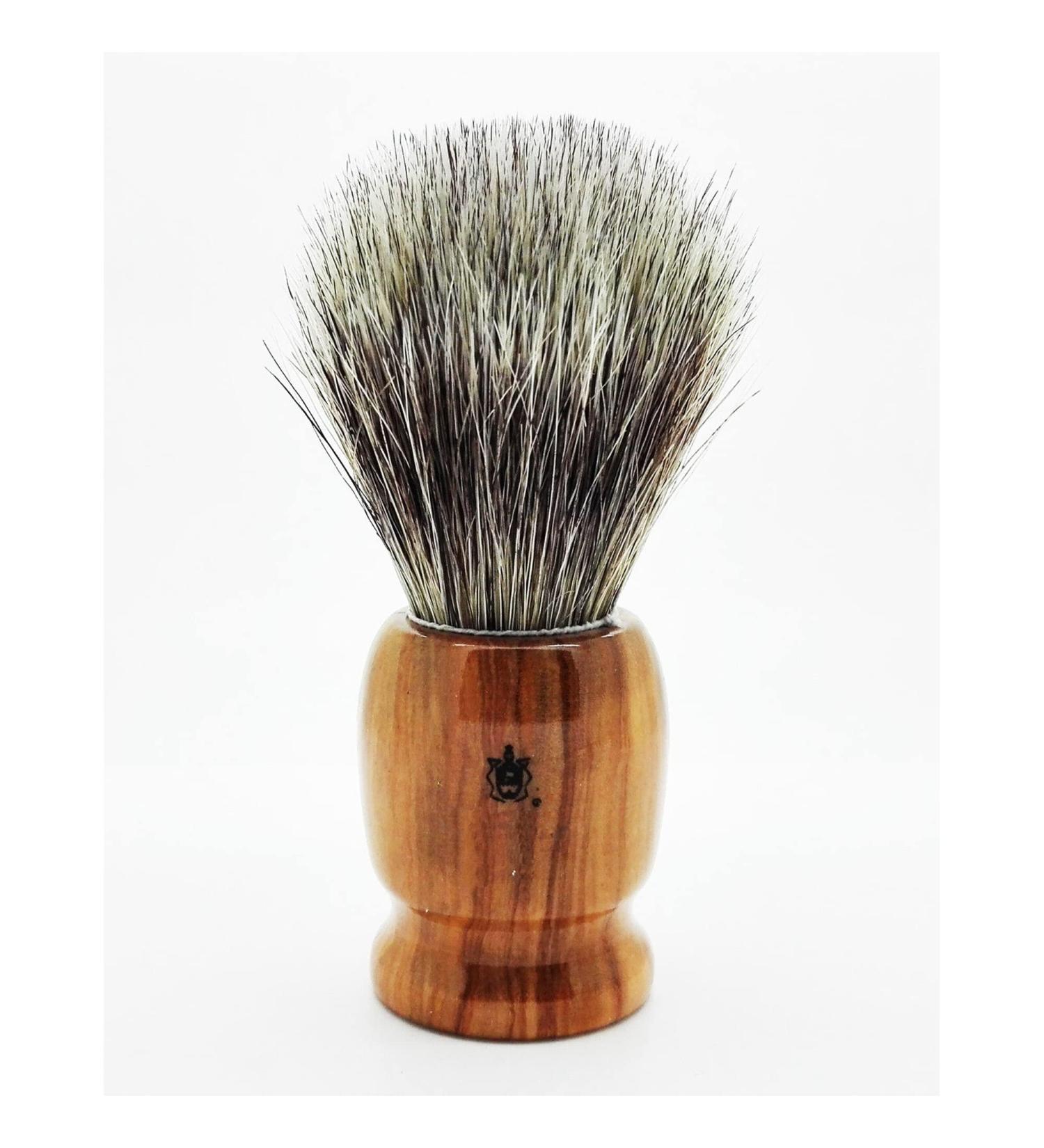 Handmade badger hair shaving brush 14845
