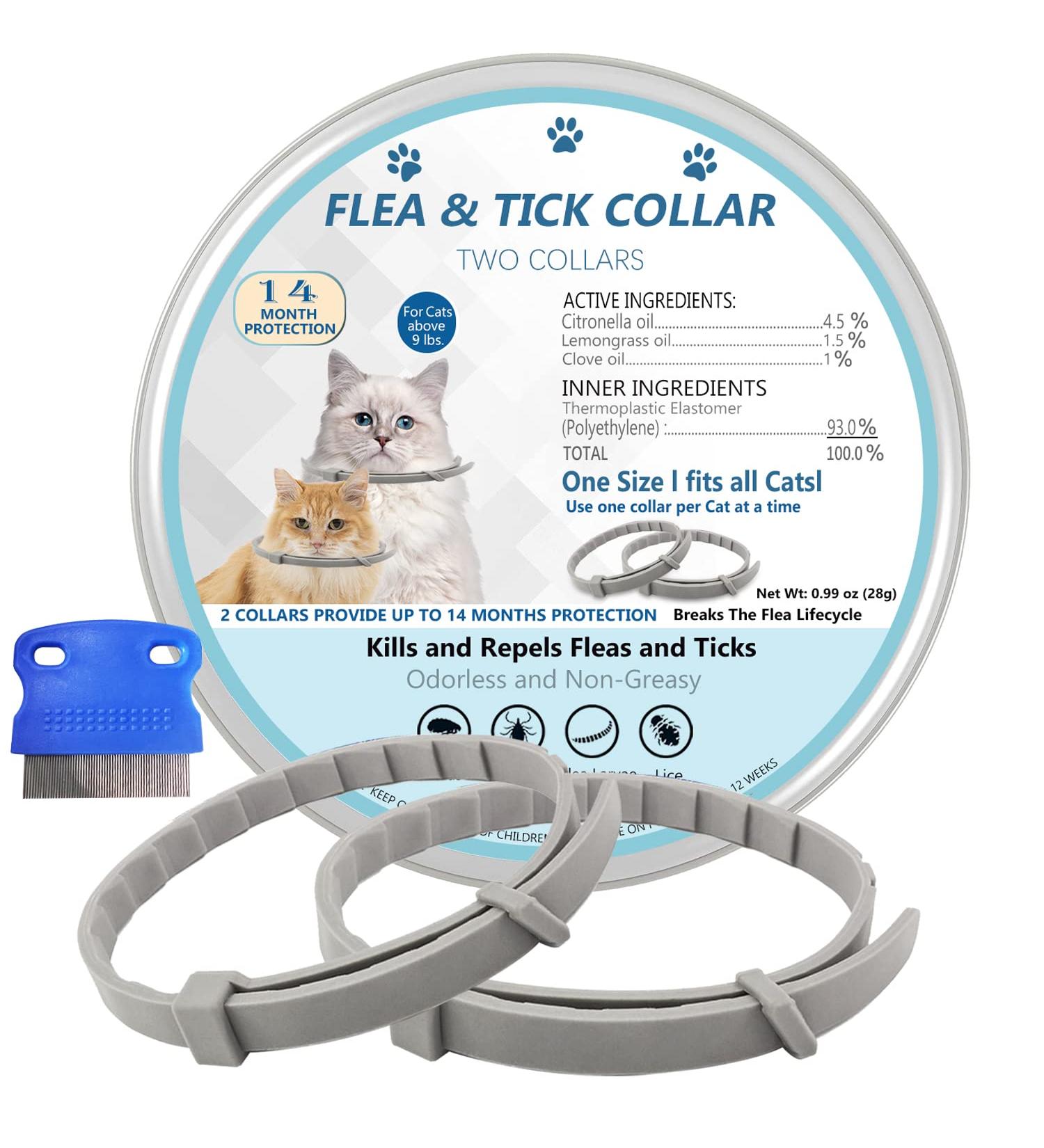 Plant Based Essential Oil Waterproof Treatment for Small Kittens with Free Comb - 2 Pack - Buy Online on GoSupps.com