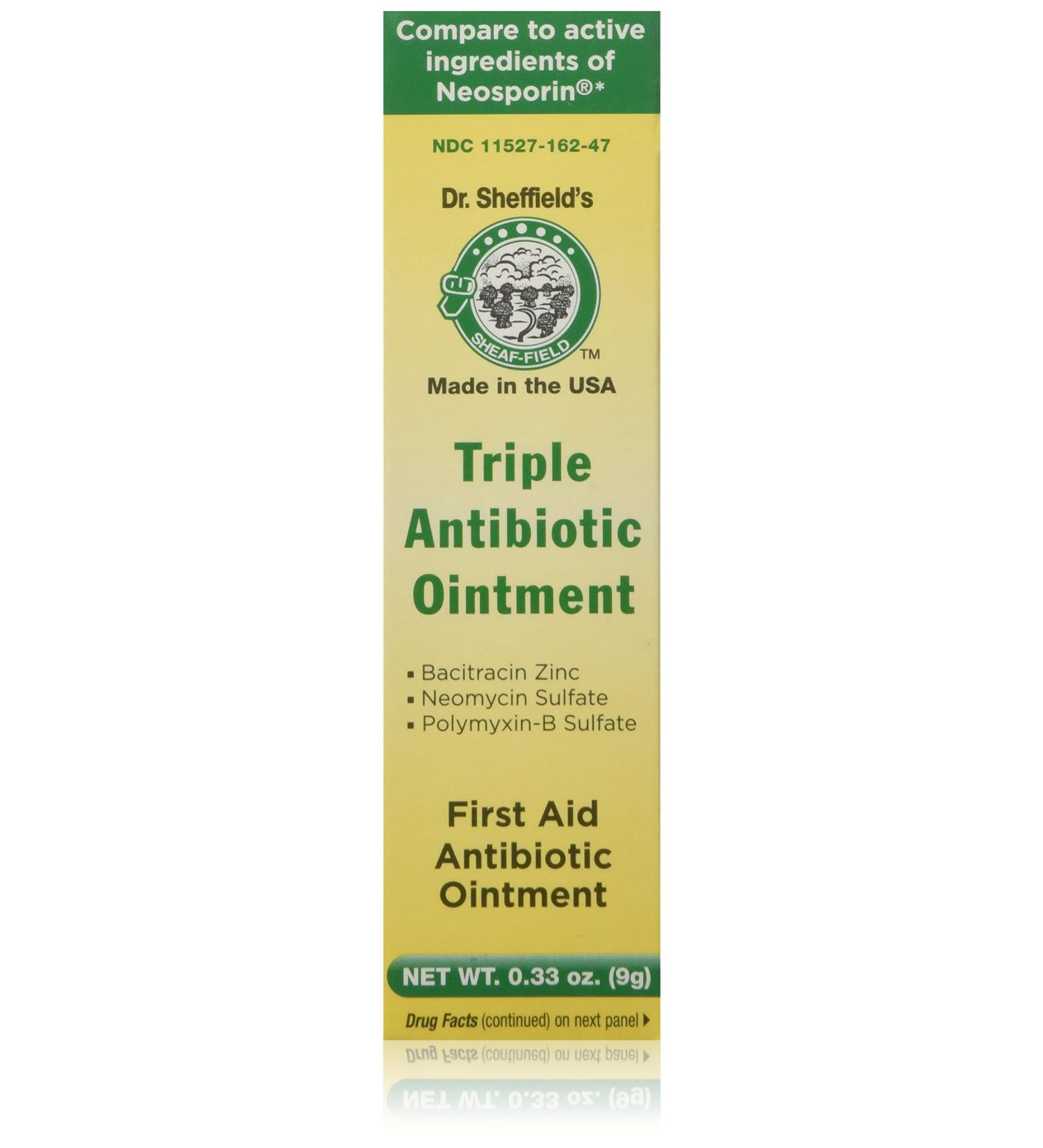 Triple Antibiotic Ointment 0.33 oz (9g) - Effective First Aid Treatment - Buy Online on GoSupps.com