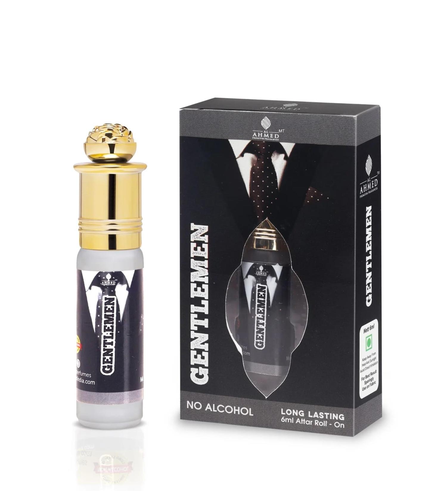 Luxury 100% Original Gental Men 6-ML Attar Ittar Atar Non Alcoholic Long Lasting Fragrance Lemon Scent 0.20 Floz - Buy Online on GoSupps.com