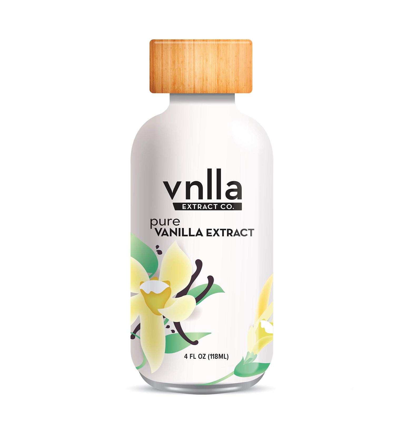 4oz All Natural Pure Vanilla Extract - Sustainably Sourced from Madagascar | No Artificial Flavors or Colors | Perfect for Baking - 4 Fl Oz - Buy Online on GoSupps.com