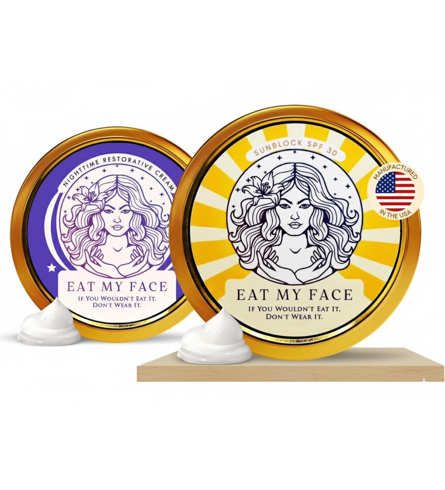 Beef Tallow Sunscreen SPF 30 & Tallow Face Moisturizer Bundle Organic Sunscreen for Face with Non Nano Zinc Oxide Reef Sun Protection Cocoa Butter Night Cream with Shea & Vitamin E for Hydration - Buy Online on GoSupps.com