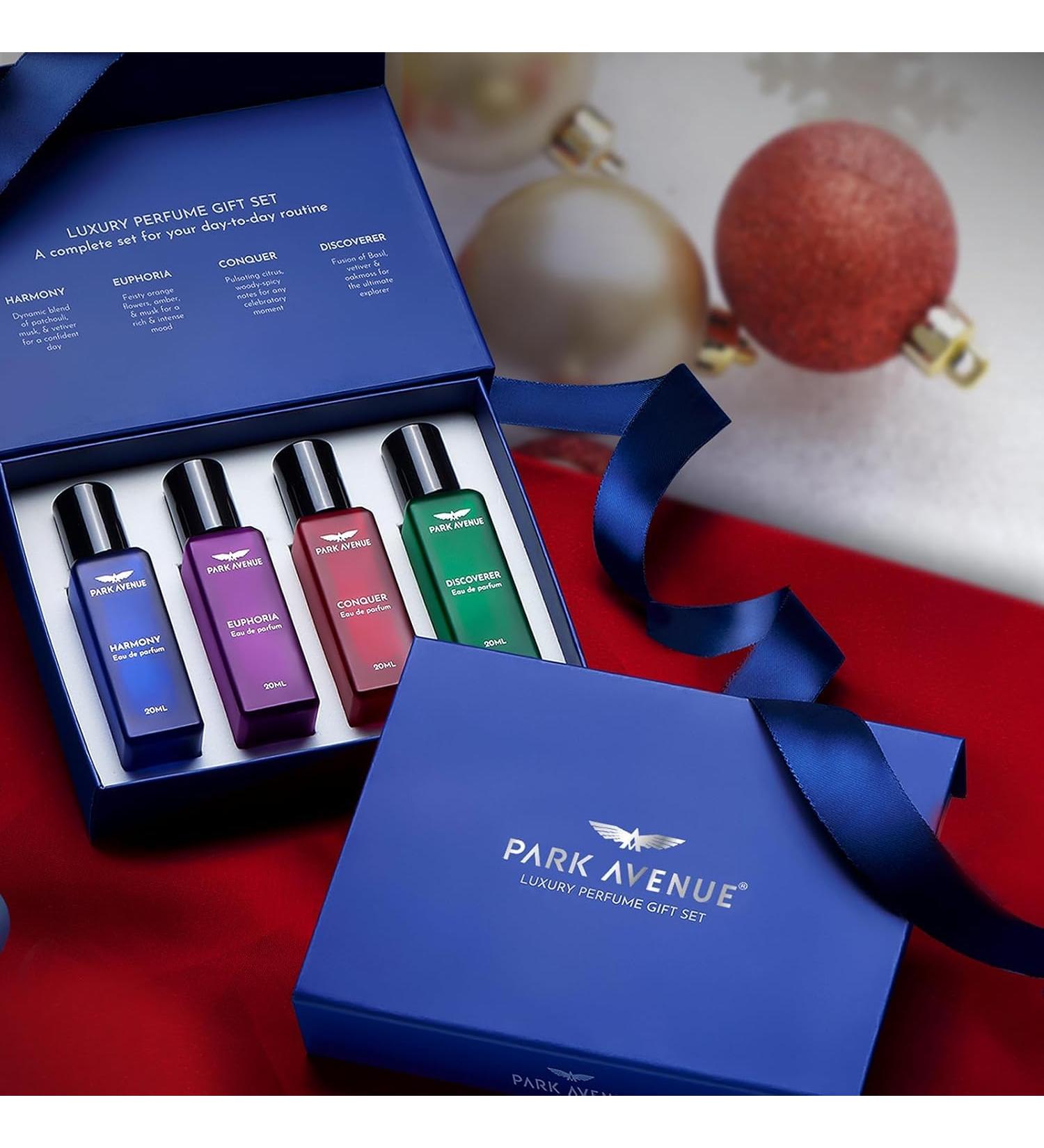 Bloom Beauty Luxury Perfume Gift Set for Men 4x20 ml|Euphoria Conquer Harmony&Discoverer Perfume|Eau De Parfum|Christmas Gifts for Men - Buy Online on GoSupps.com